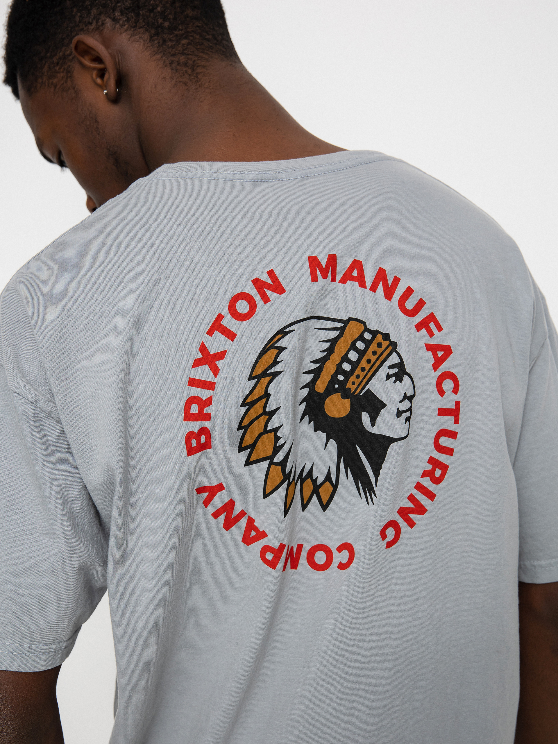 Brixton Rival Stamp póló (haze garment dye)