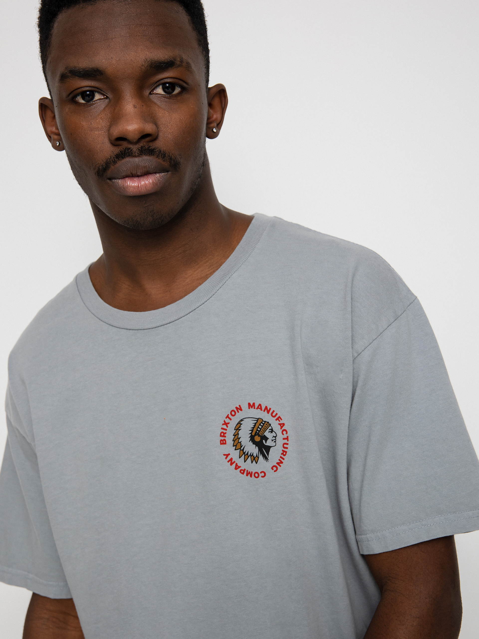 Brixton Rival Stamp póló (haze garment dye)