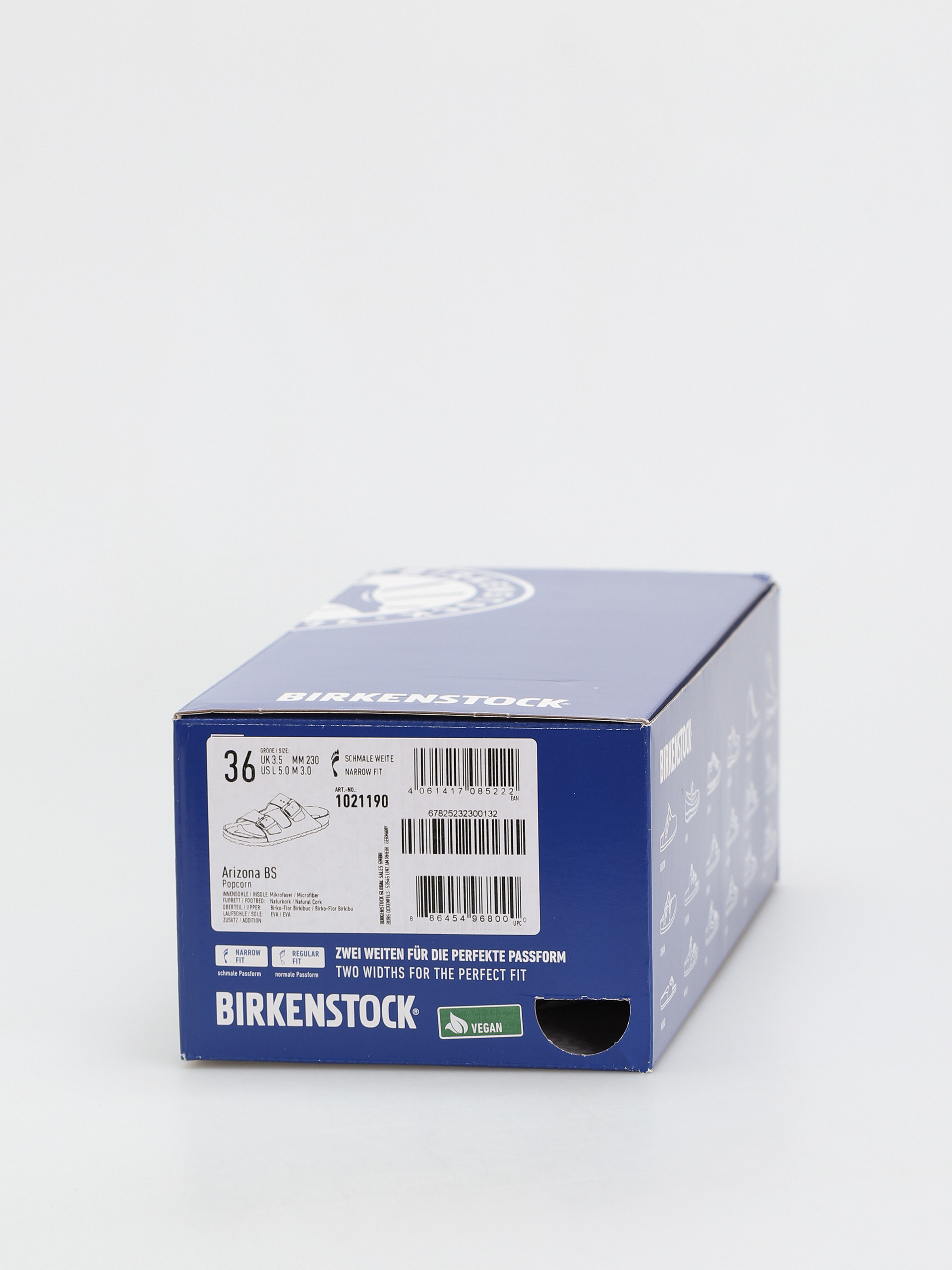 Birkenstock Arizona Vegan Narrow Flip-flop papucsok Wmn (popcorn)