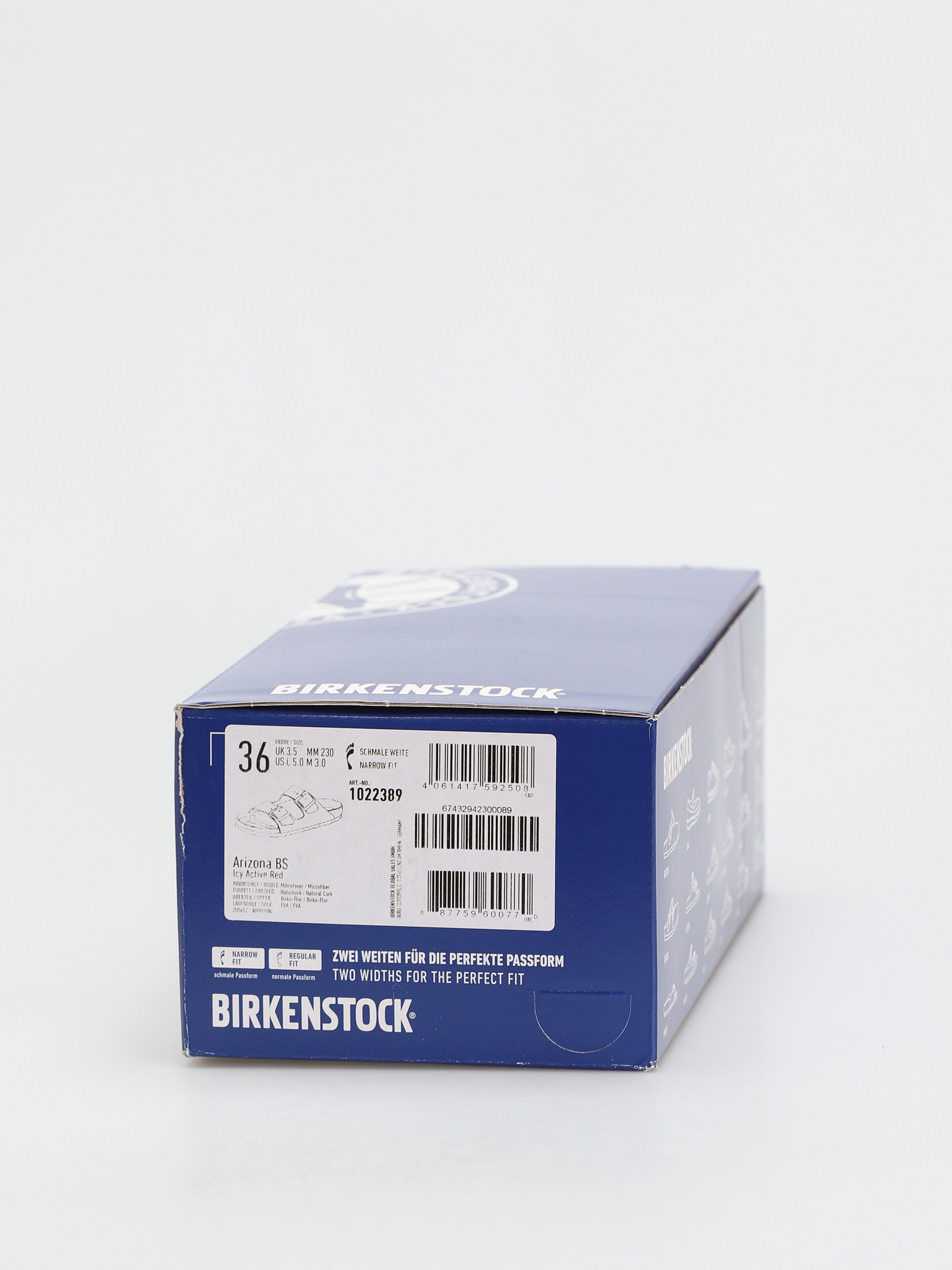 Birkenstock Arizona Narrow Flip-flop papucsok (active red reinterpreted)