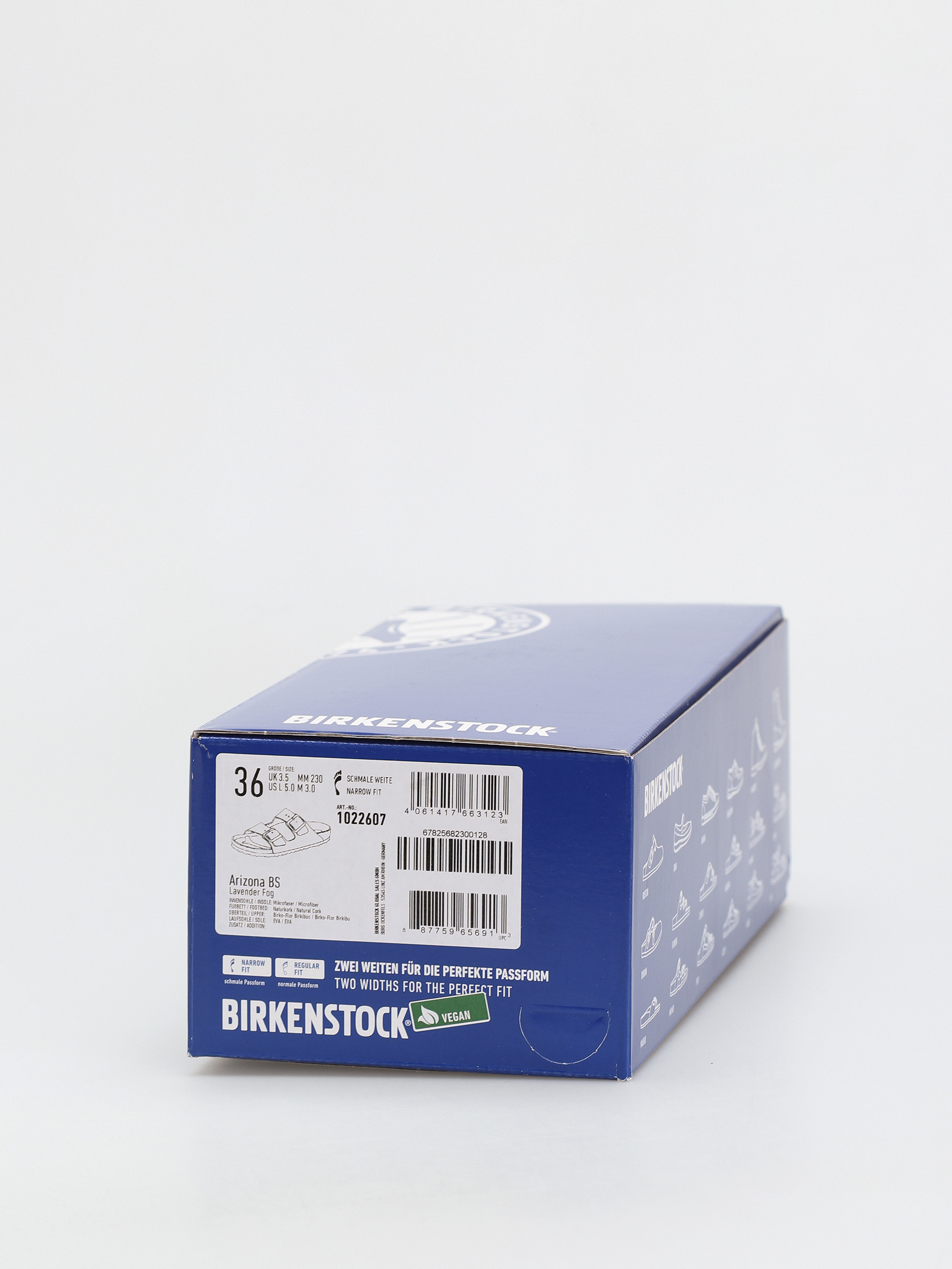 Birkenstock Arizona Vegan Narrow Flip-flop papucsok Wmn (lavender fog)