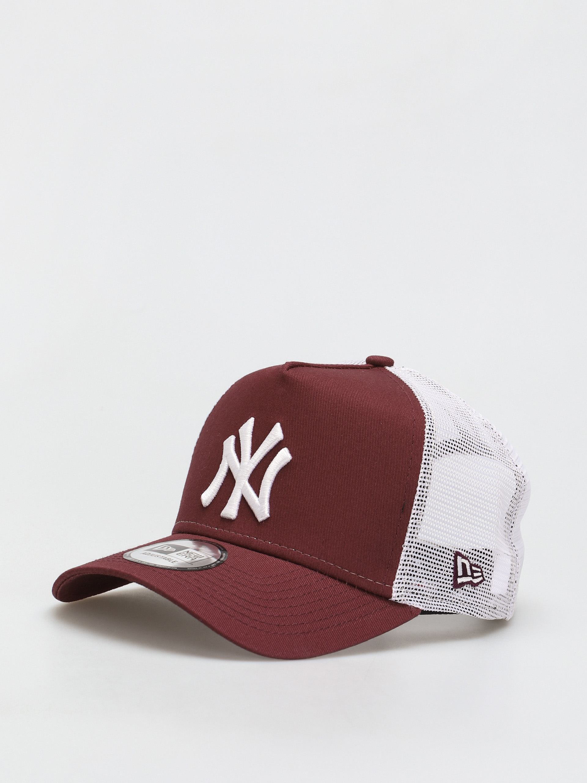 New Era League Essential 9Forty Trucker New York Yankees Baseball sapka (maroon/white)
