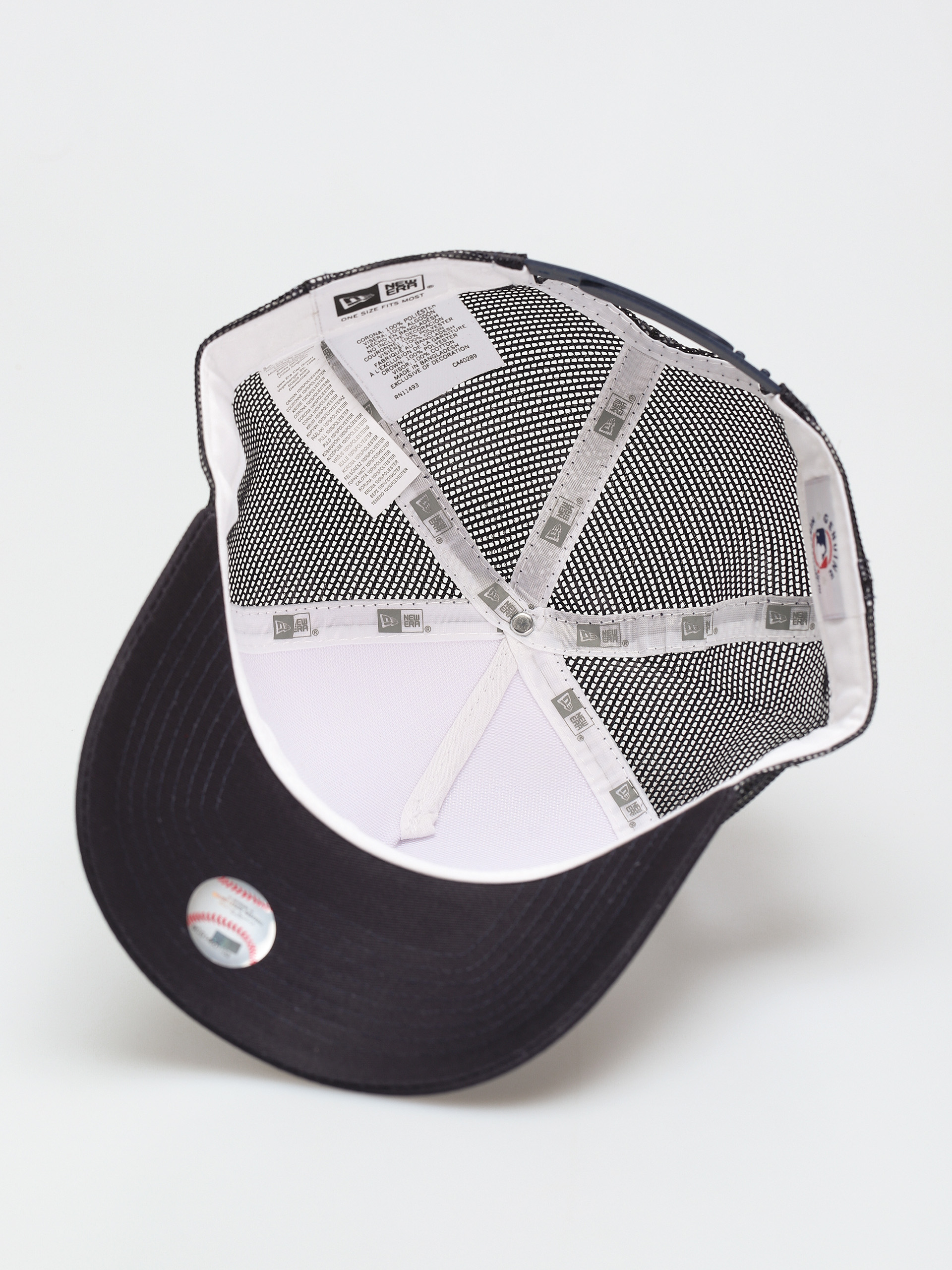 New Era Team Block Trucker New York Yankees Baseball sapka (black/white)