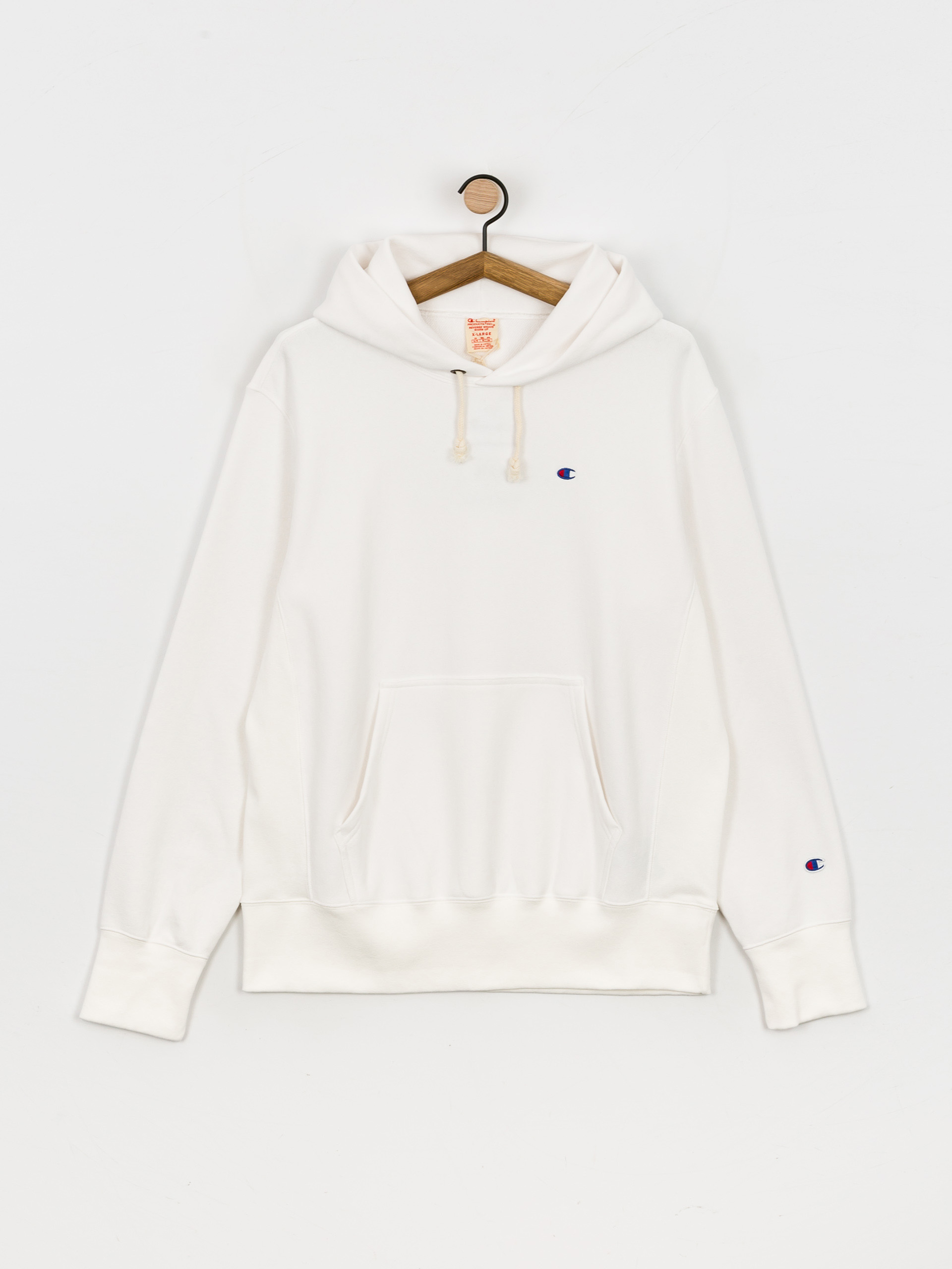 Champion Hooded Sweatshirt 217233 HD Kapucnis pulóver (wht)