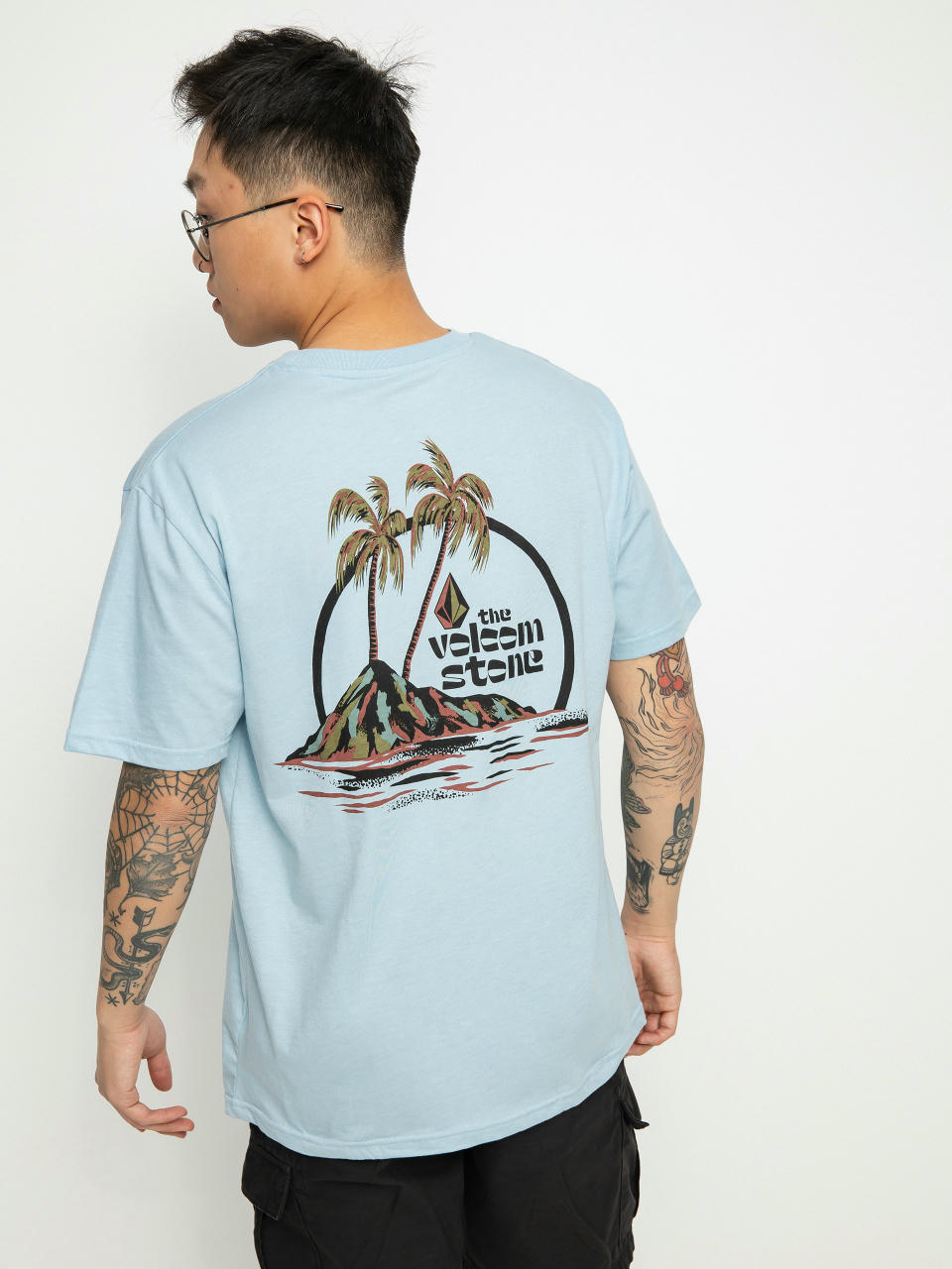 Volcom Paradise póló (cali blue heather)