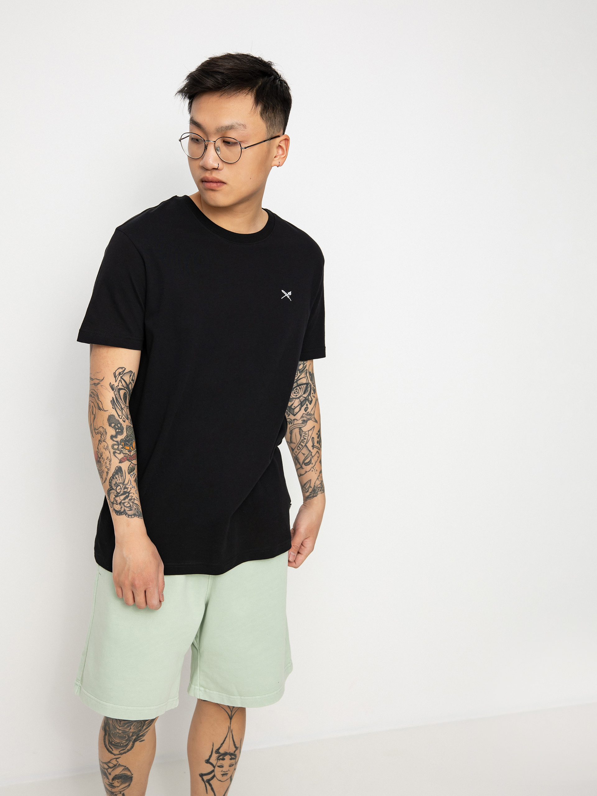 Iriedaily Mini Flag Emb 2 póló (black)