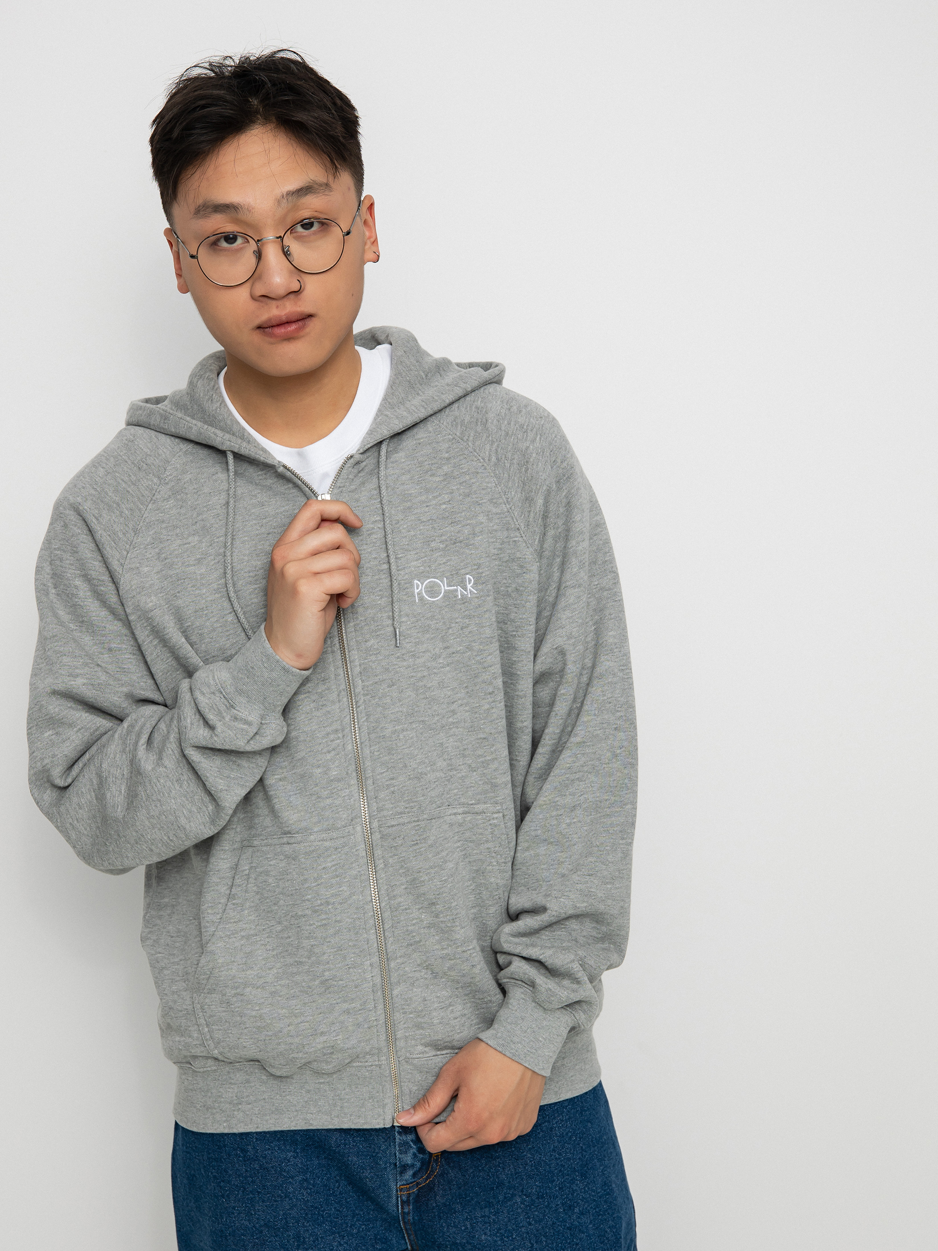 Polar Skate Default ZHD Kapucnis pulóver (heather grey)