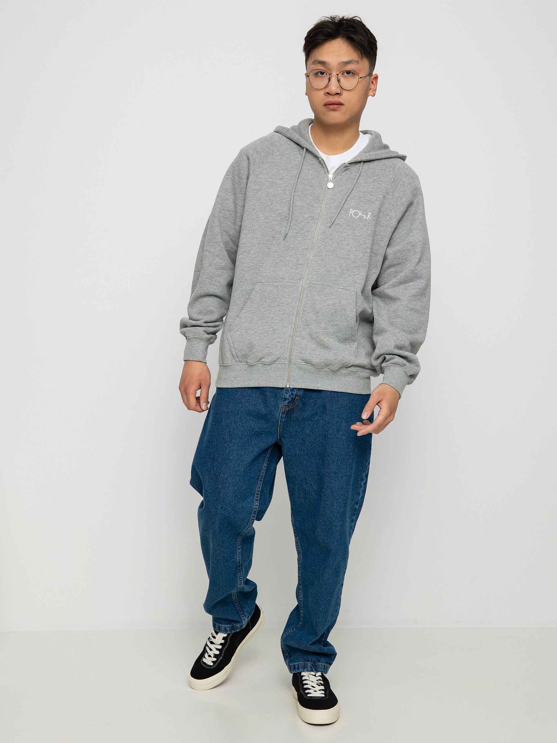 Polar Skate Default ZHD Kapucnis pulóver (heather grey)