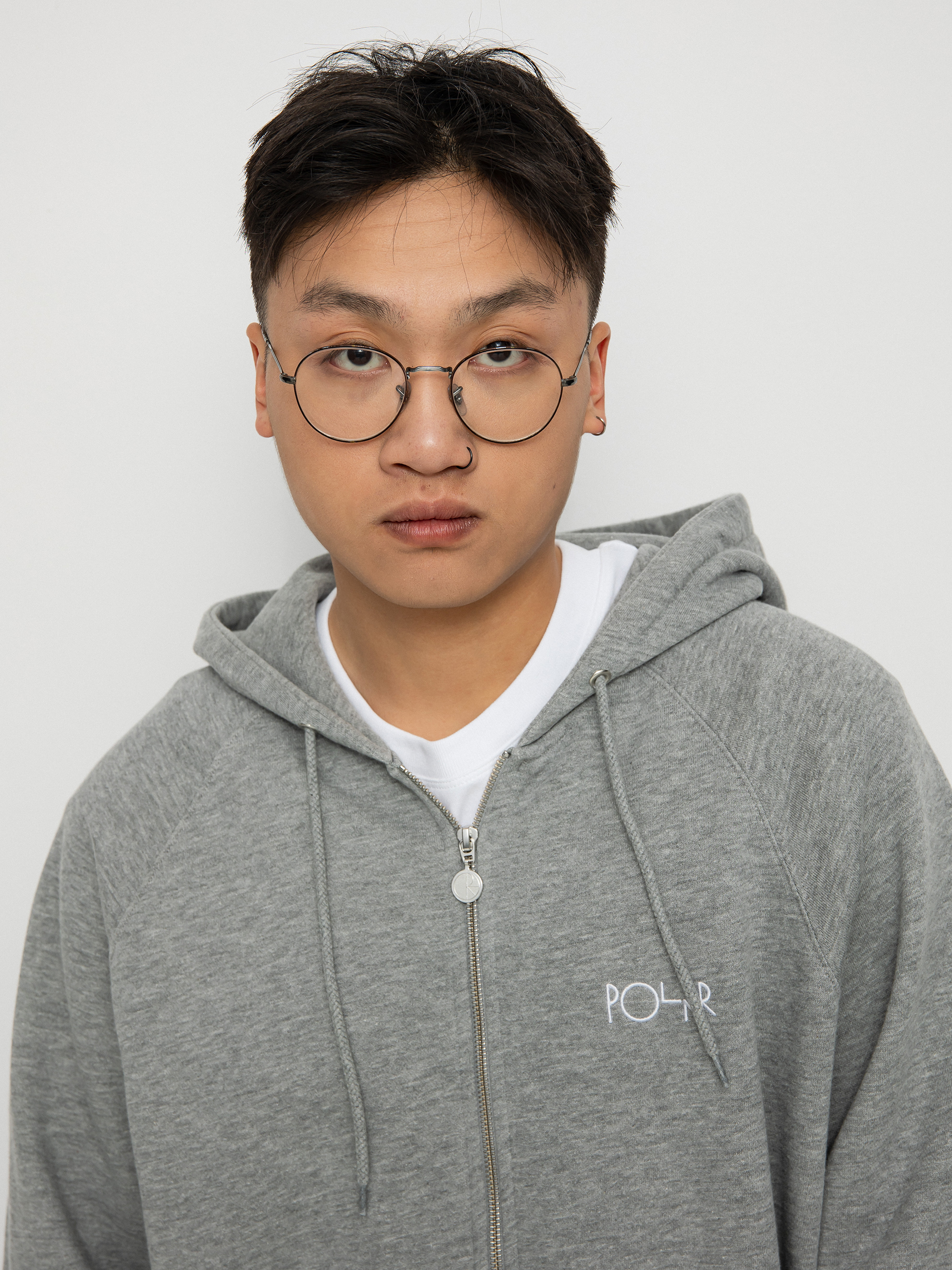 Polar Skate Default ZHD Kapucnis pulóver (heather grey)