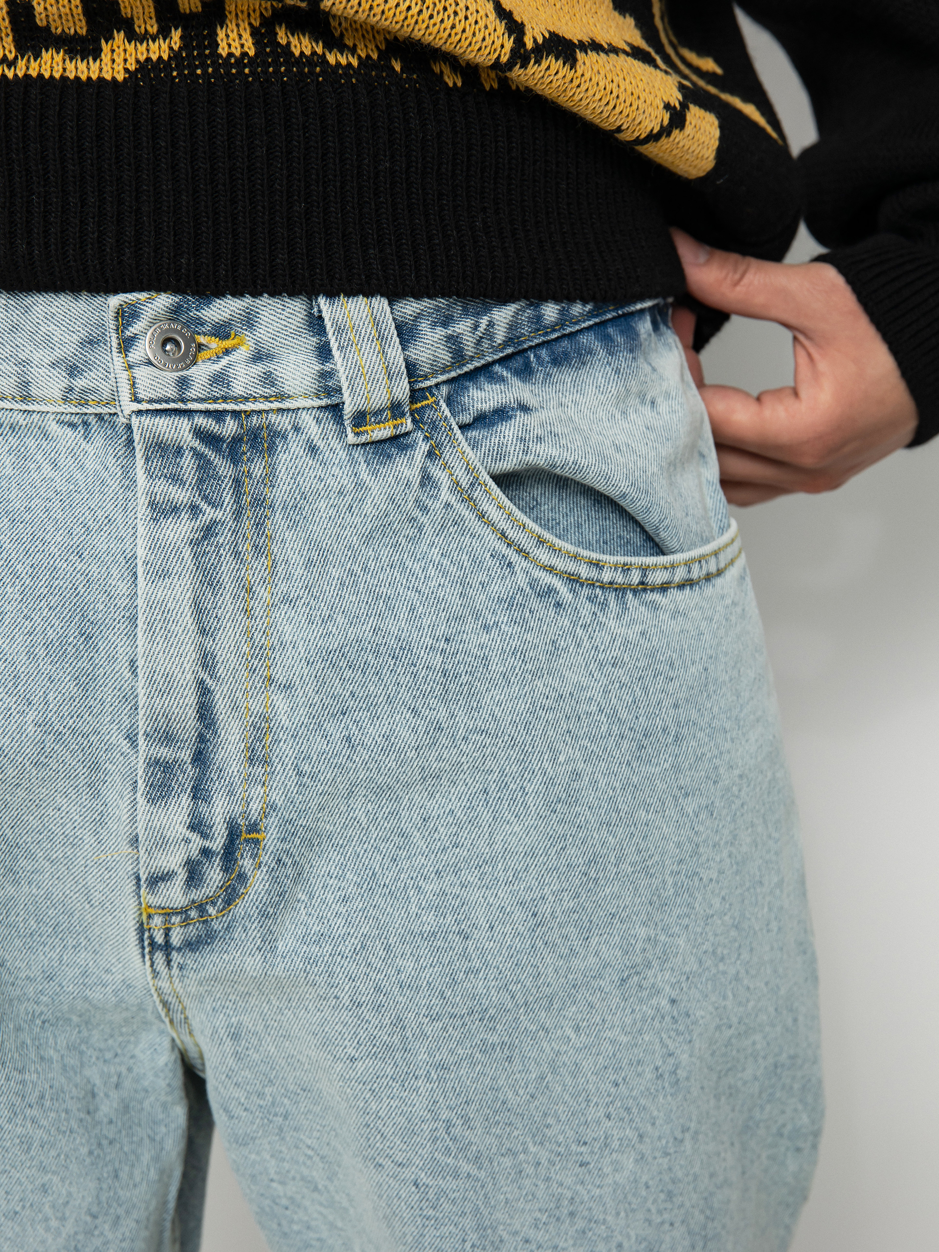 Polar Skate 92! Denim Kisnadrág (light blue)