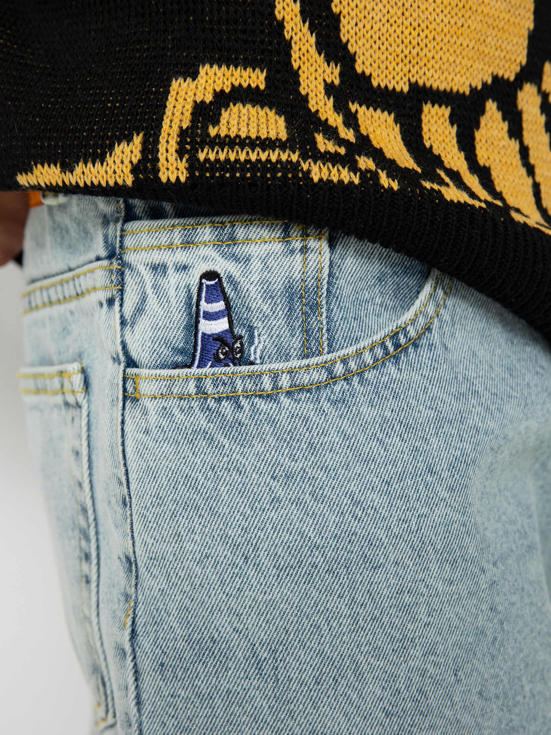 Polar Skate 92! Denim Kisnadrág (light blue)