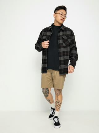Brixton Bowery Flannel Ing (black/charcoal)