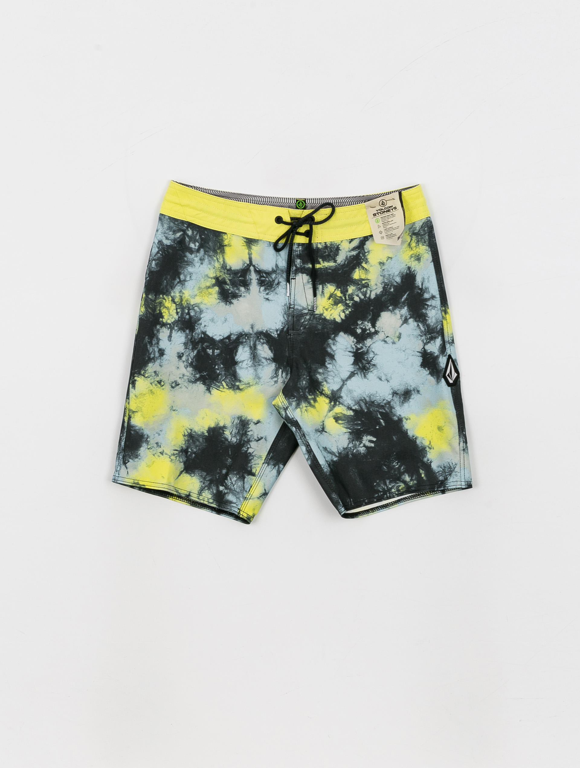 Volcom Saturate Stoney 19 Boardshort (lime tie dye)