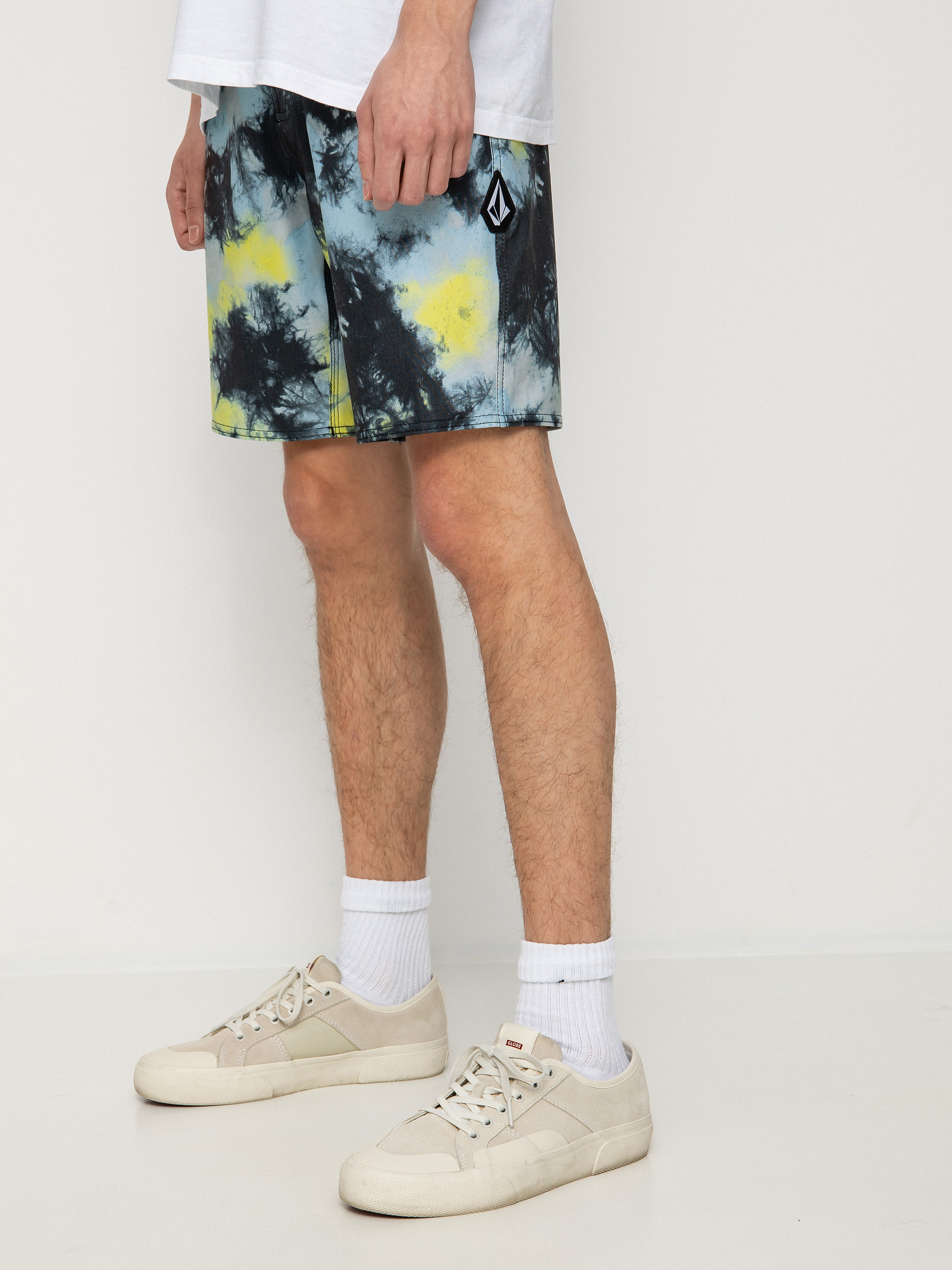 Volcom Saturate Stoney 19 Boardshort (lime tie dye)