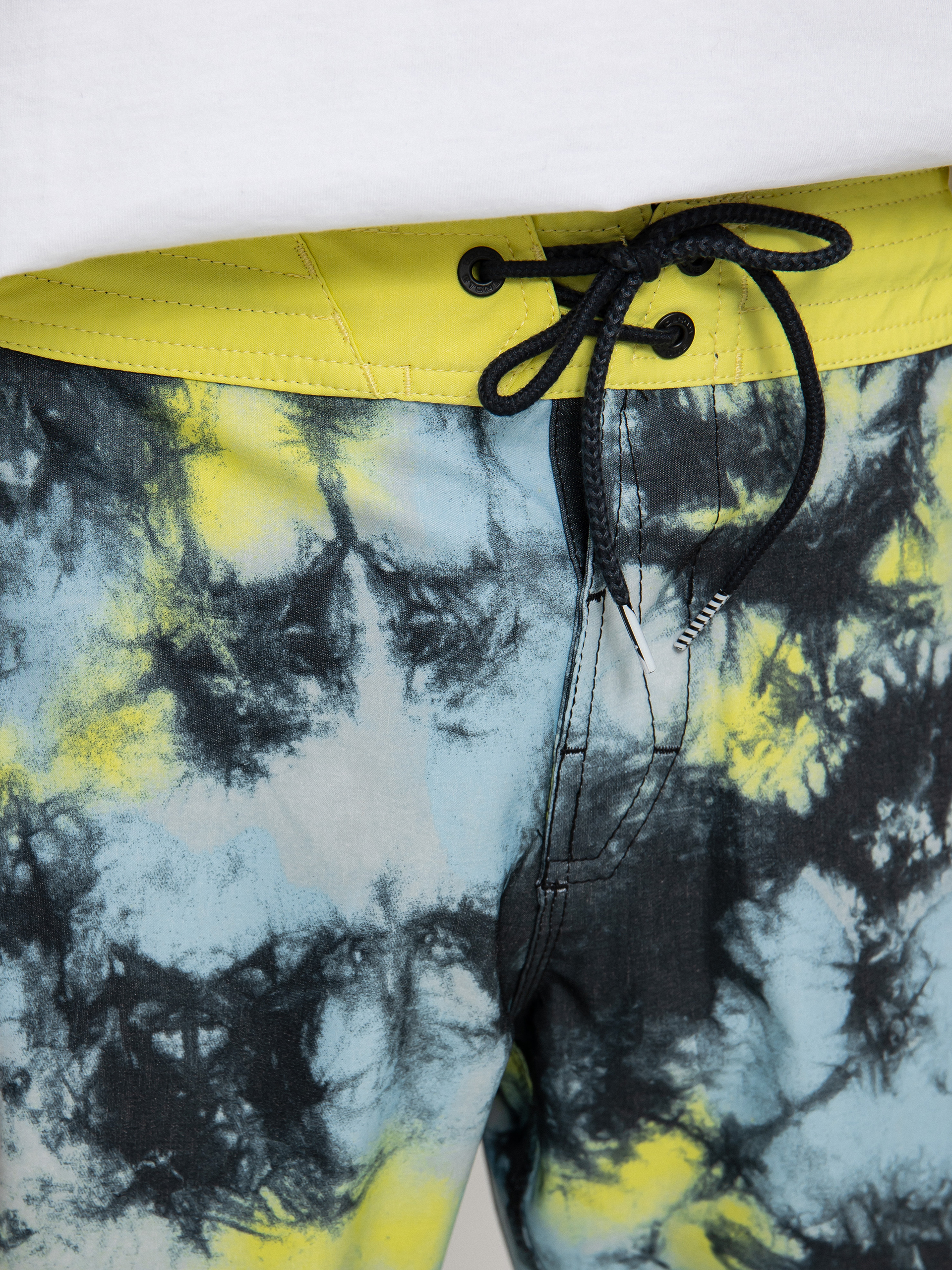 Volcom Saturate Stoney 19 Boardshort (lime tie dye)