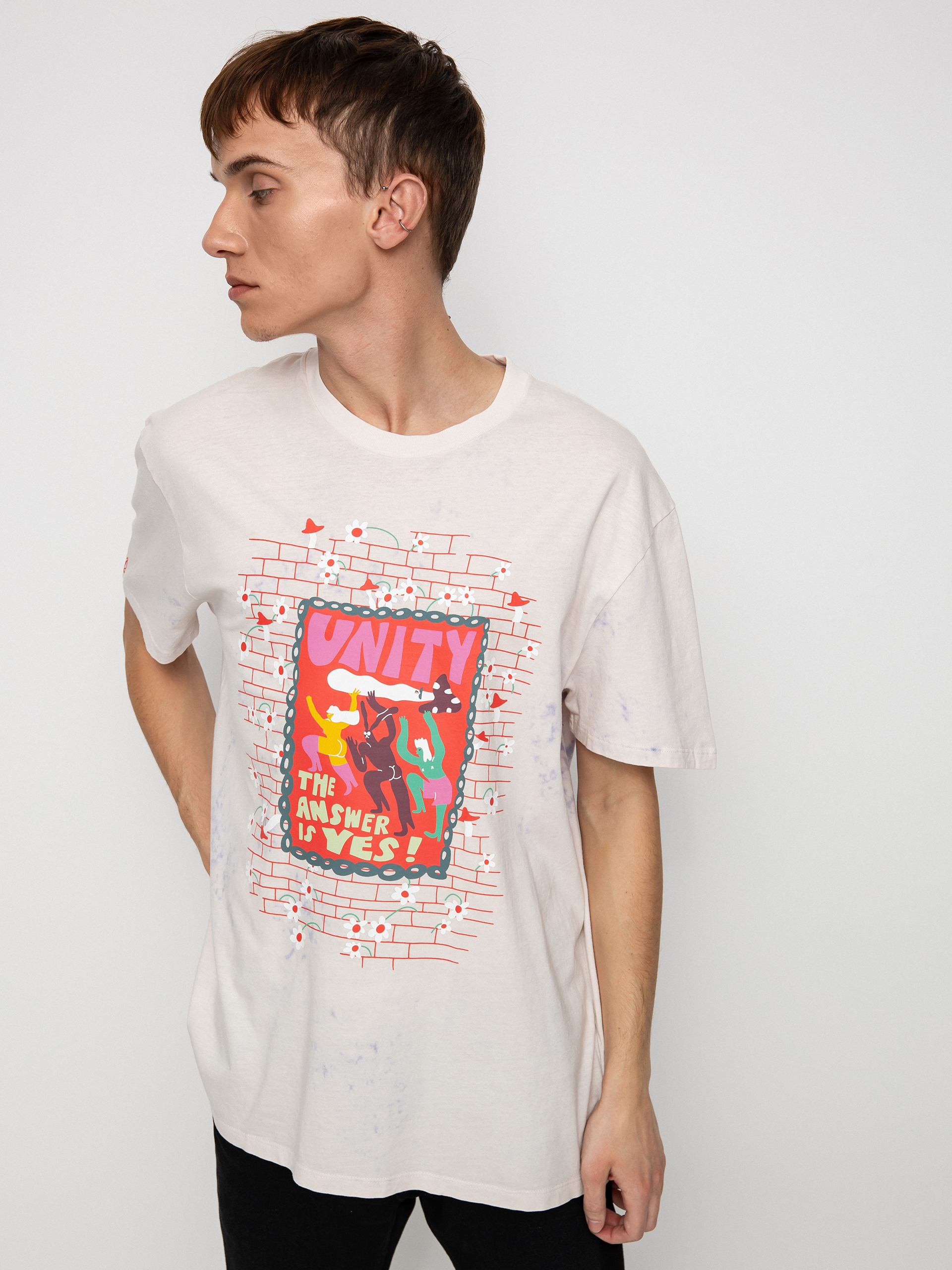 Volcom Egle Zvirblyte 2 póló (angled bleach wash)