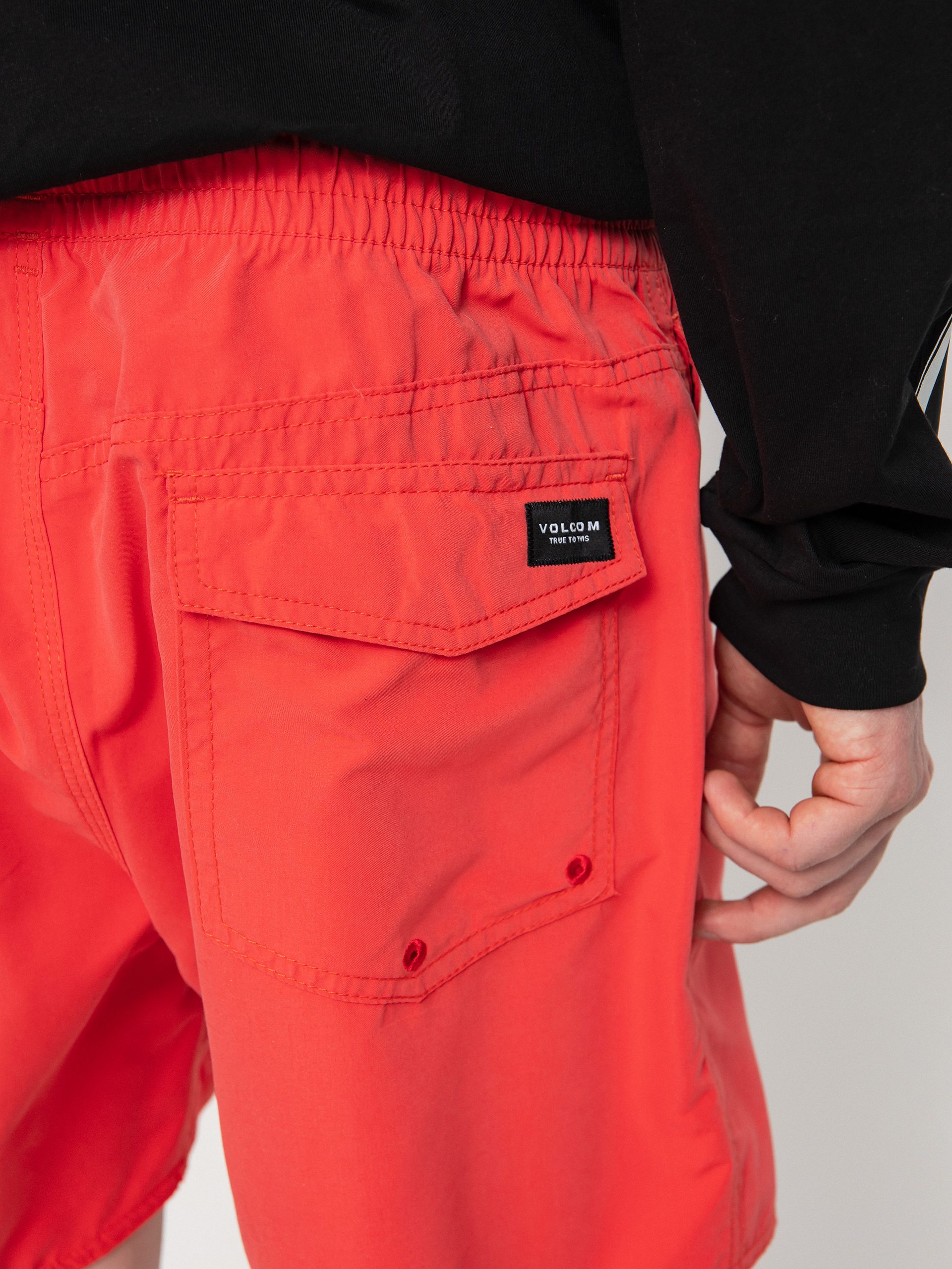 Volcom Lido Solid Trunk 16 Boardshort (cayenne) 