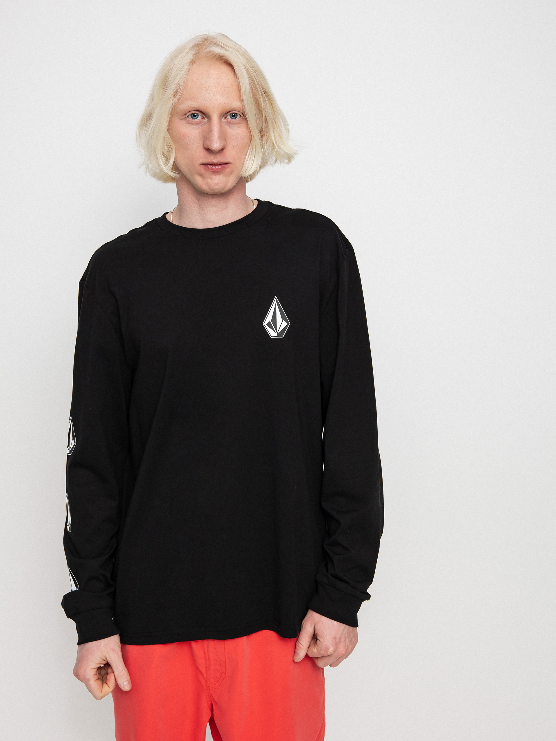 Volcom Iconic Stone Bsc Hosszú ujjú felső (black)