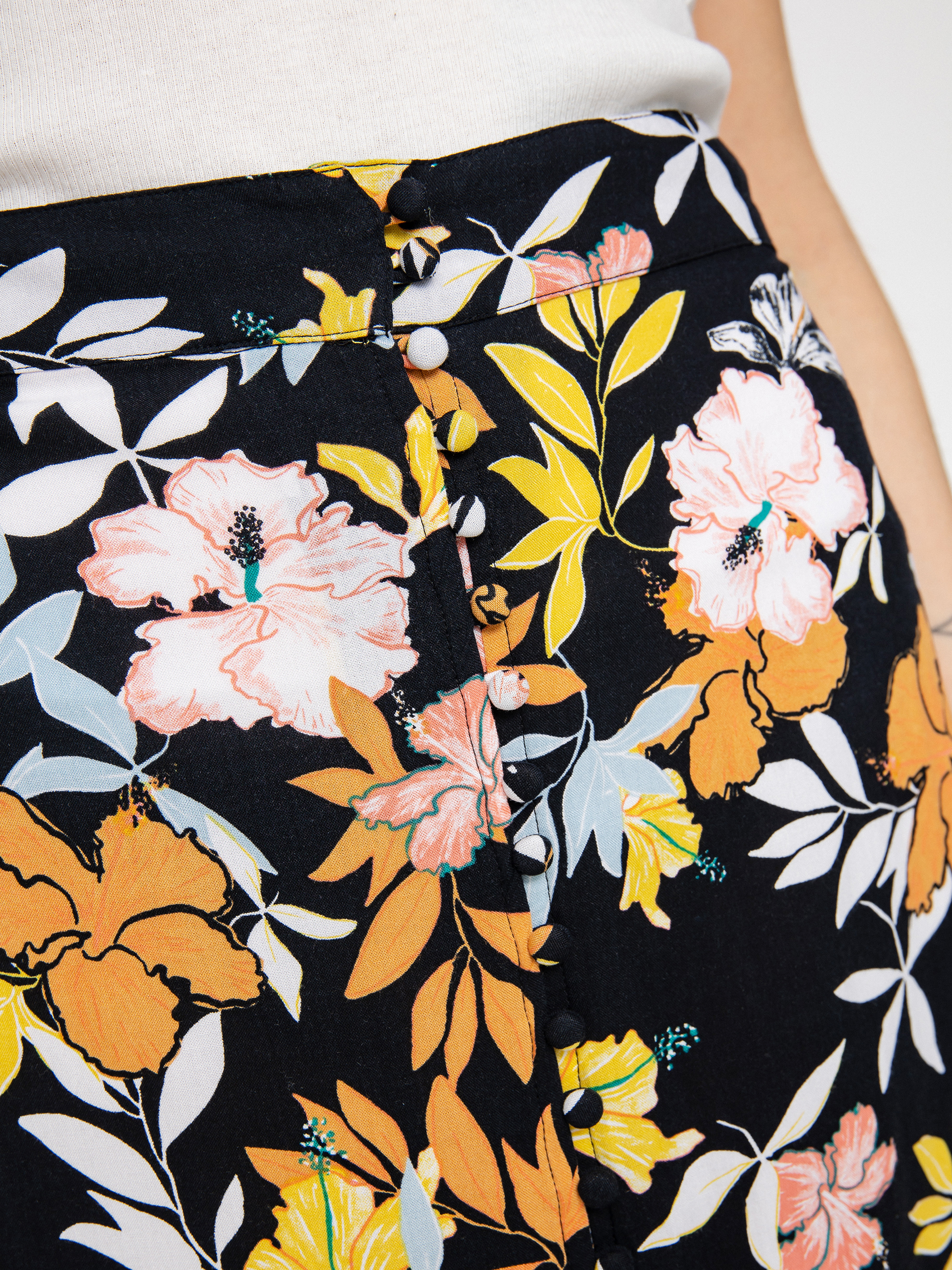 Roxy Sunset Shimmer Szoknya Wmn (anthracite island vibes)