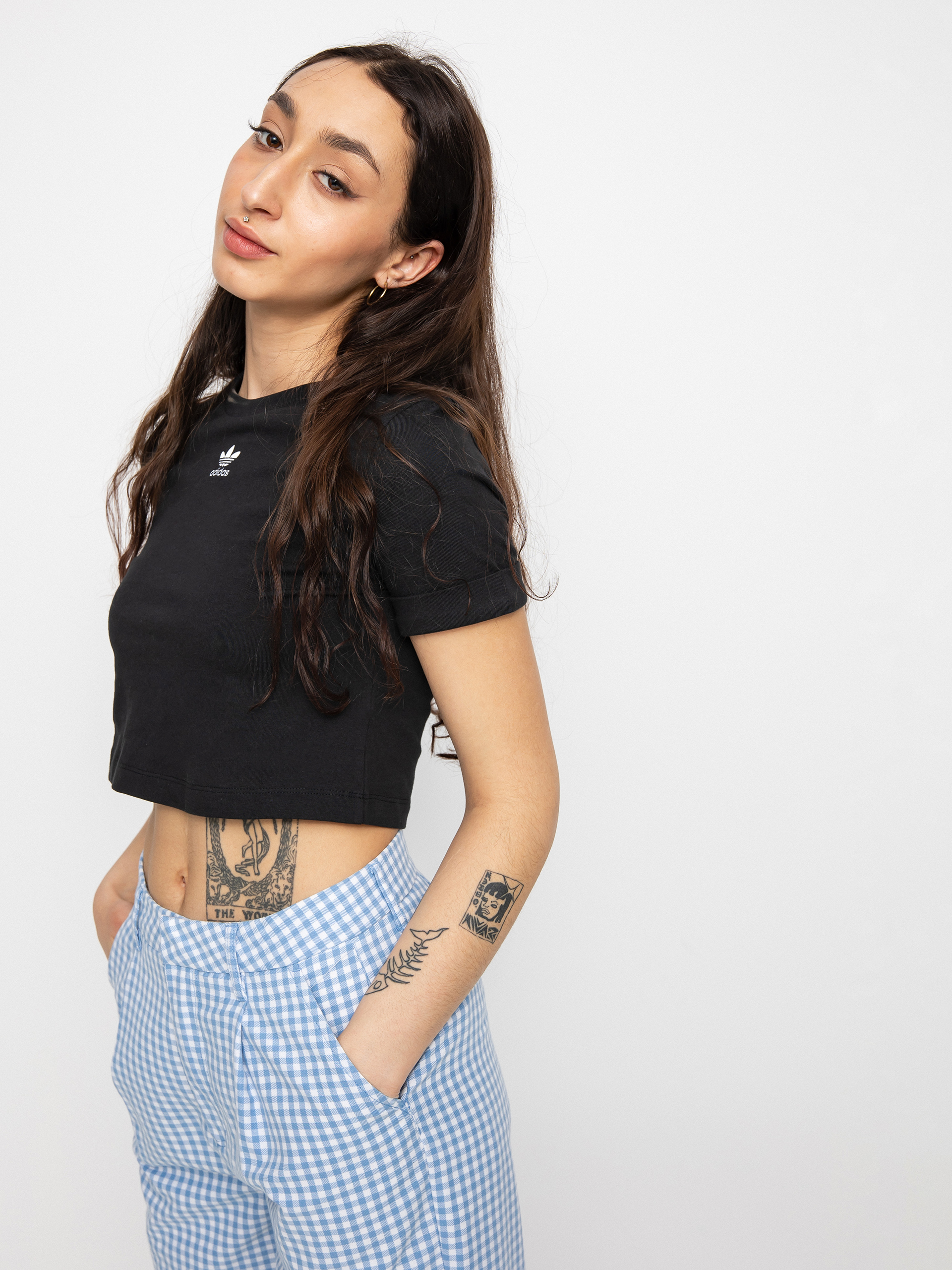 adidas Originals Crop Top póló Wmn (black)