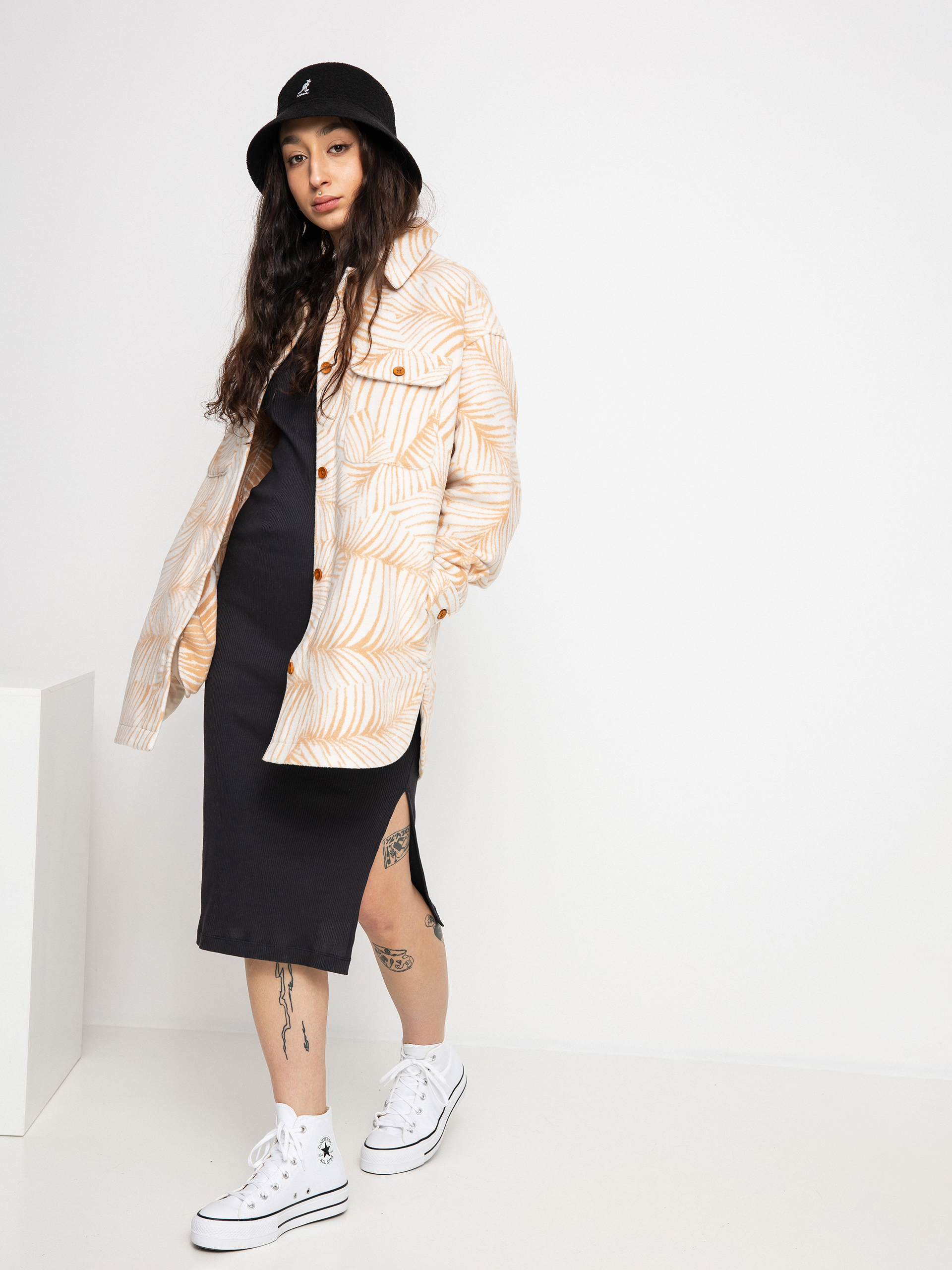 Roxy Sound Of The Sea Dzseki Wmn (toast palm tree dreams jaquard)