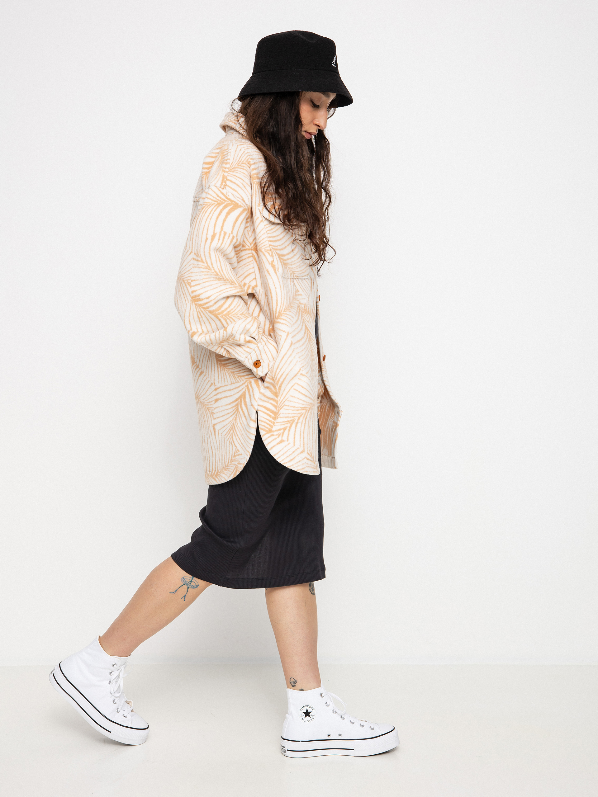 Roxy Sound Of The Sea Dzseki Wmn (toast palm tree dreams jaquard)