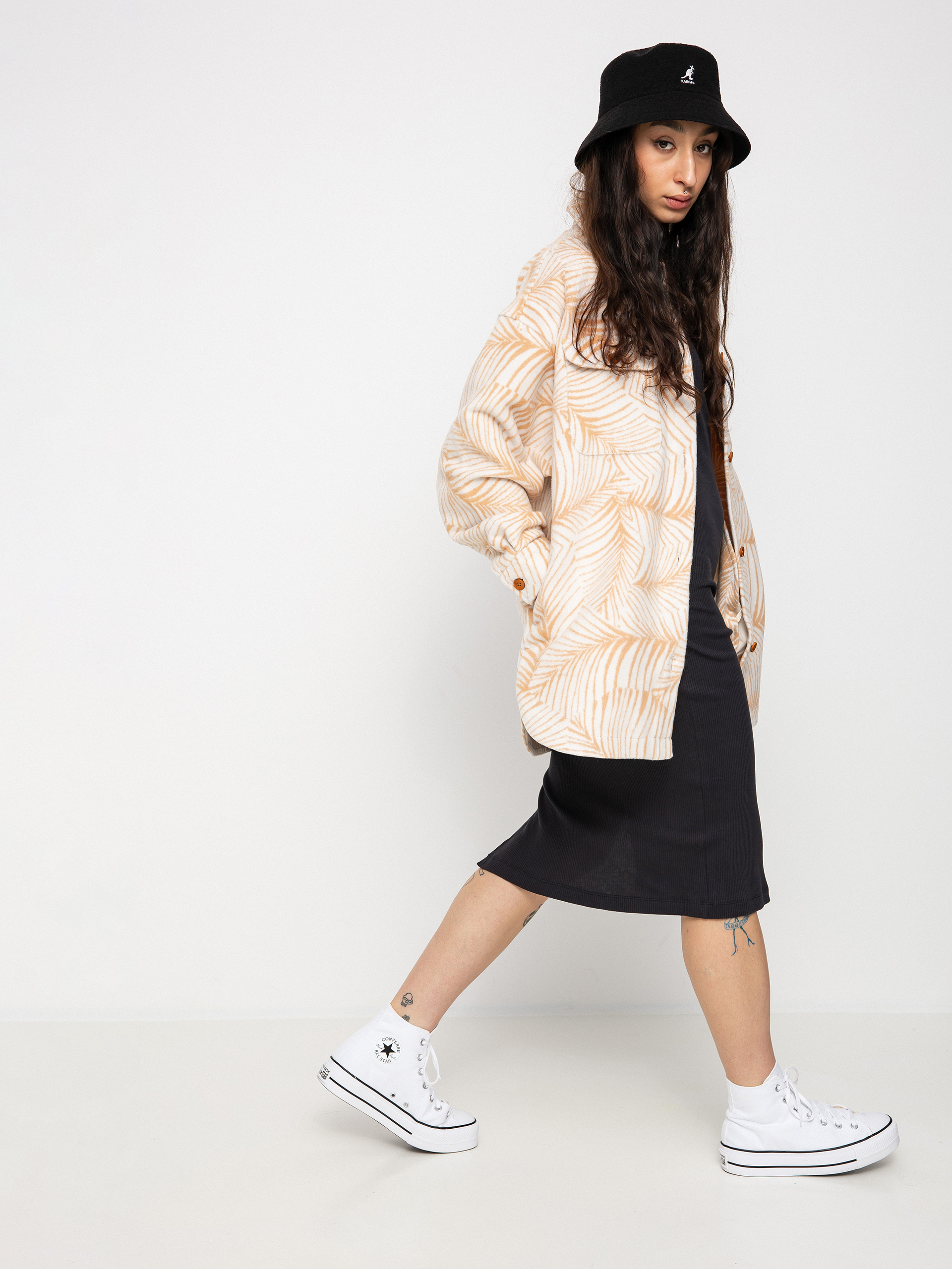 Roxy Sound Of The Sea Dzseki Wmn (toast palm tree dreams jaquard)