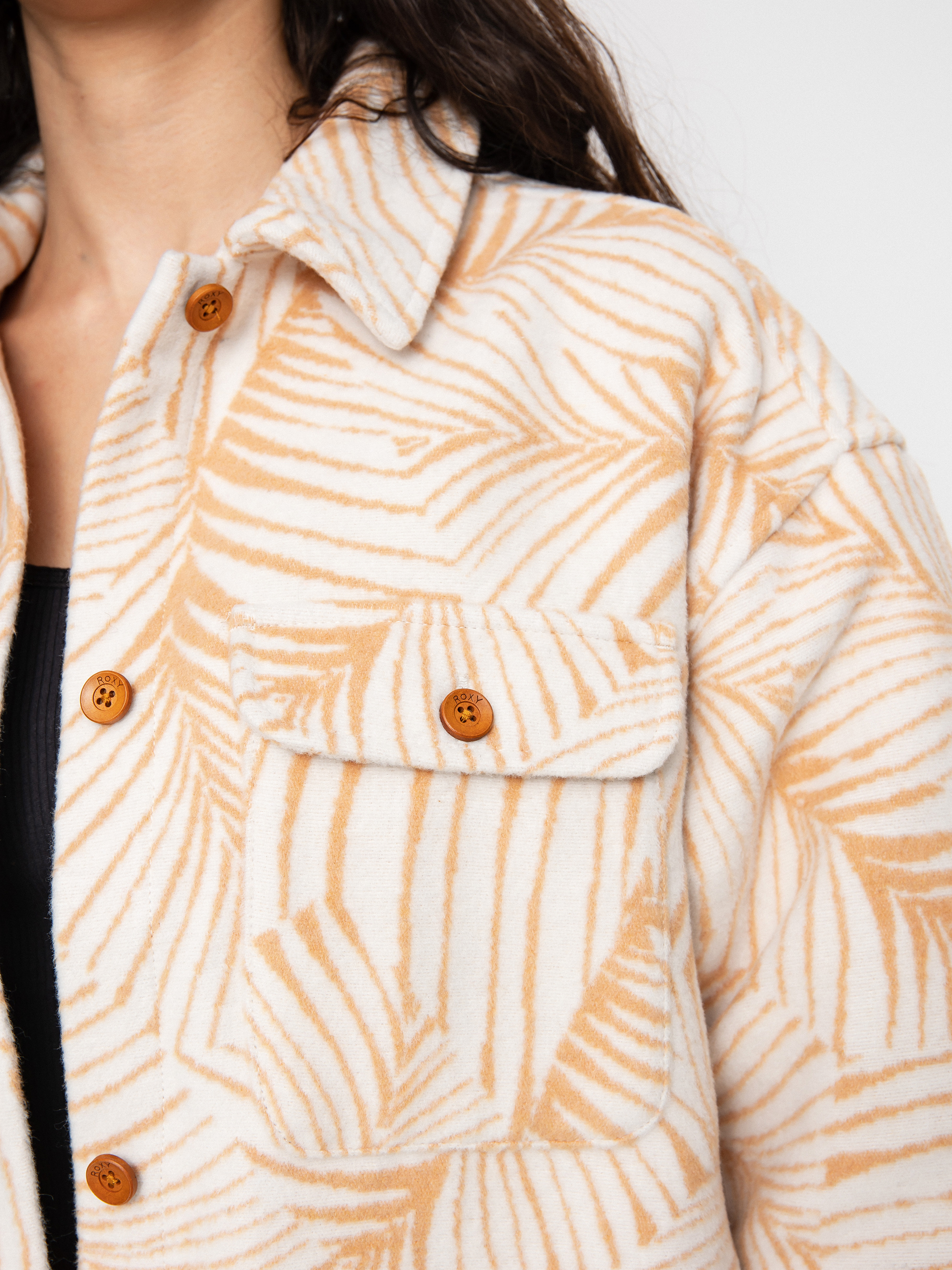 Roxy Sound Of The Sea Dzseki Wmn (toast palm tree dreams jaquard)