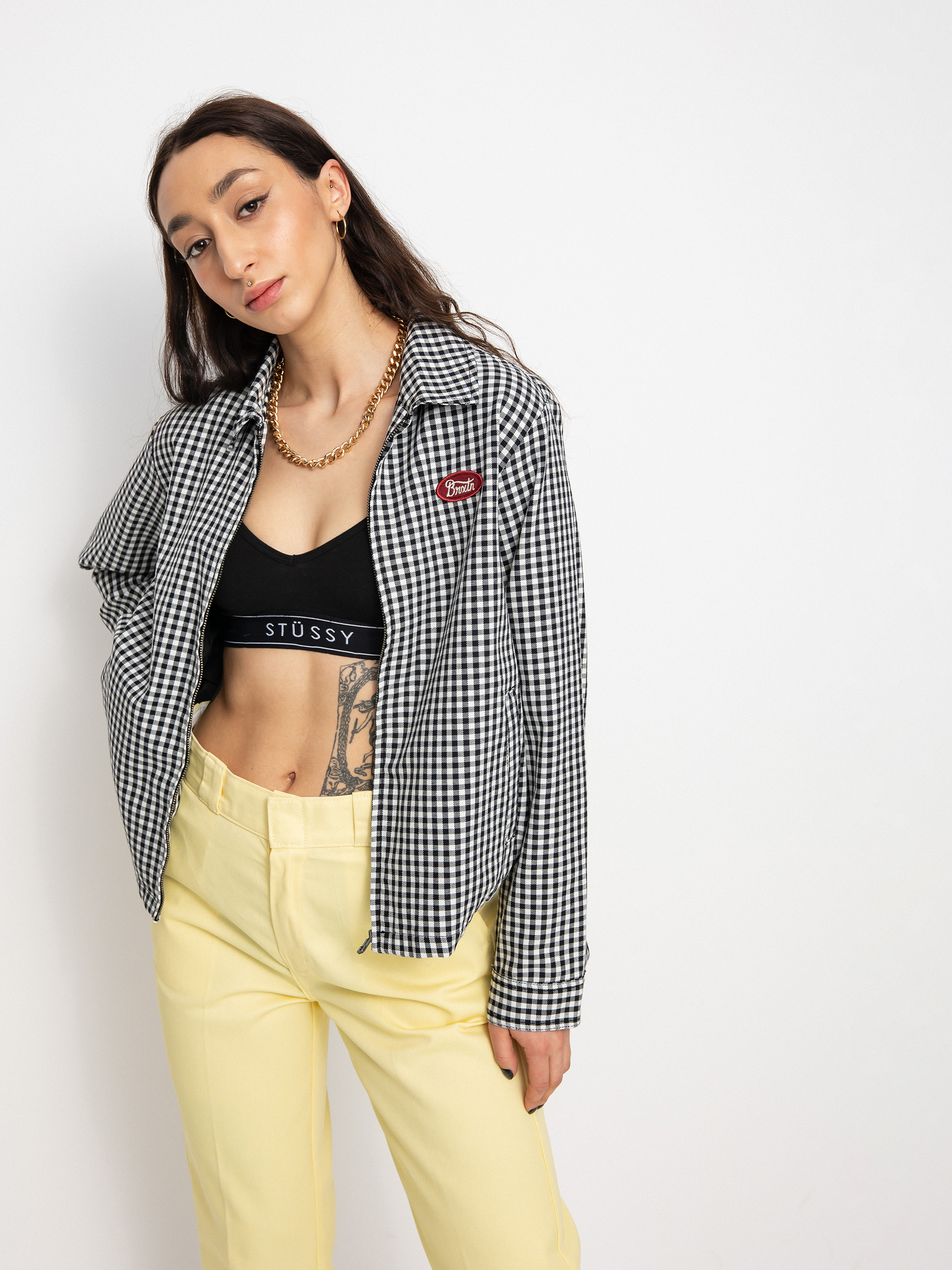 Brixton Utopia Dzseki Wmn (black gingham)