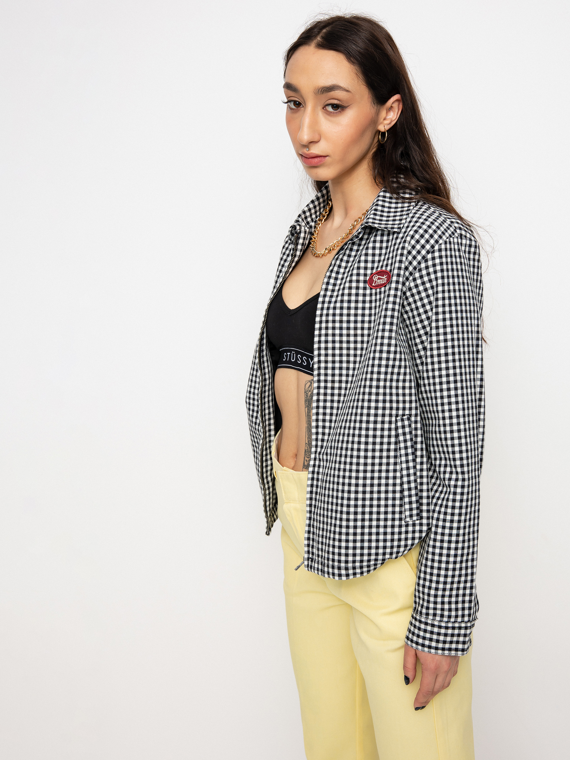 Brixton Utopia Dzseki Wmn (black gingham)