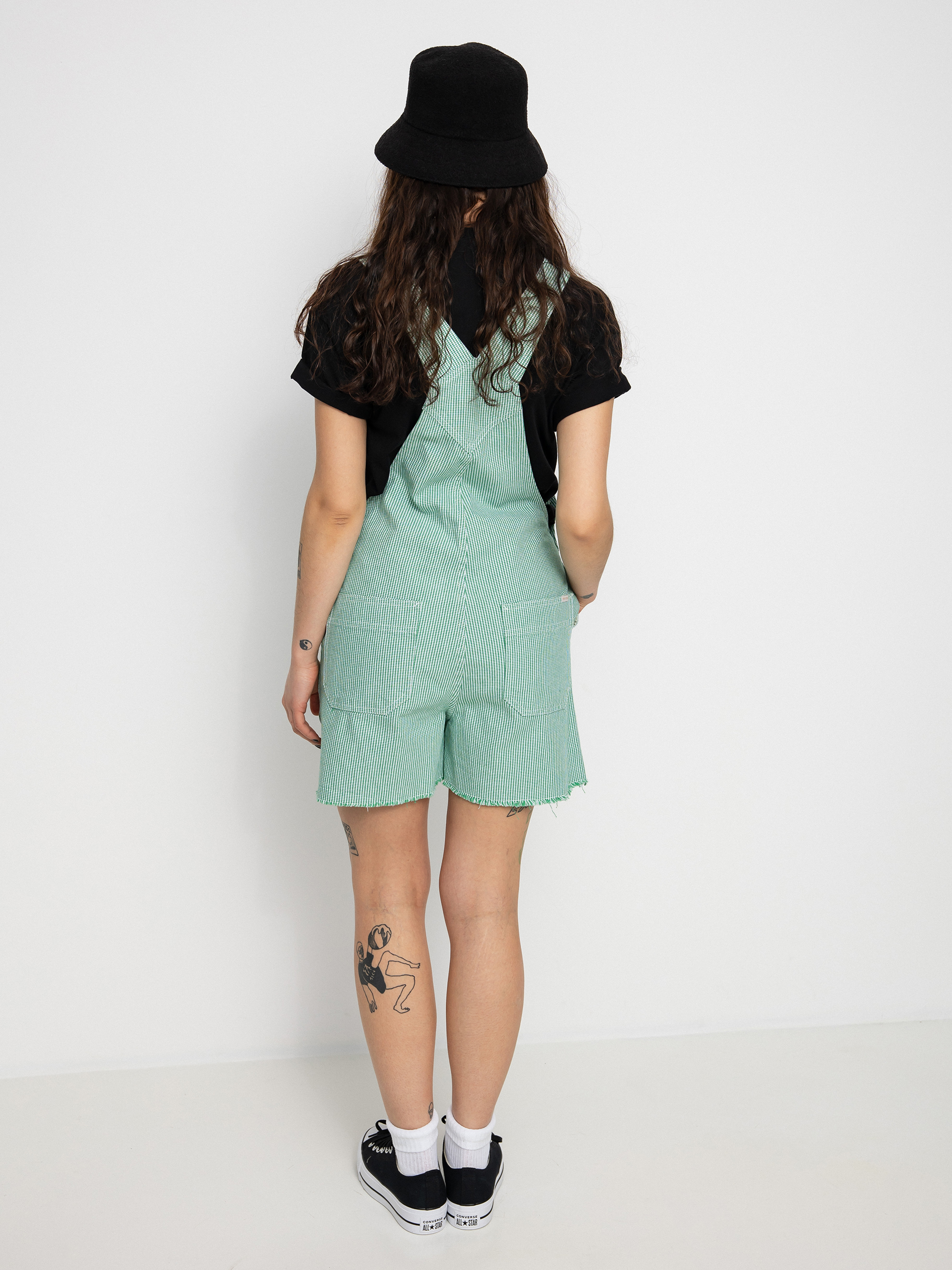 Brixton Christina Short Overall Rövidnadrág Wmn (leprechaun)