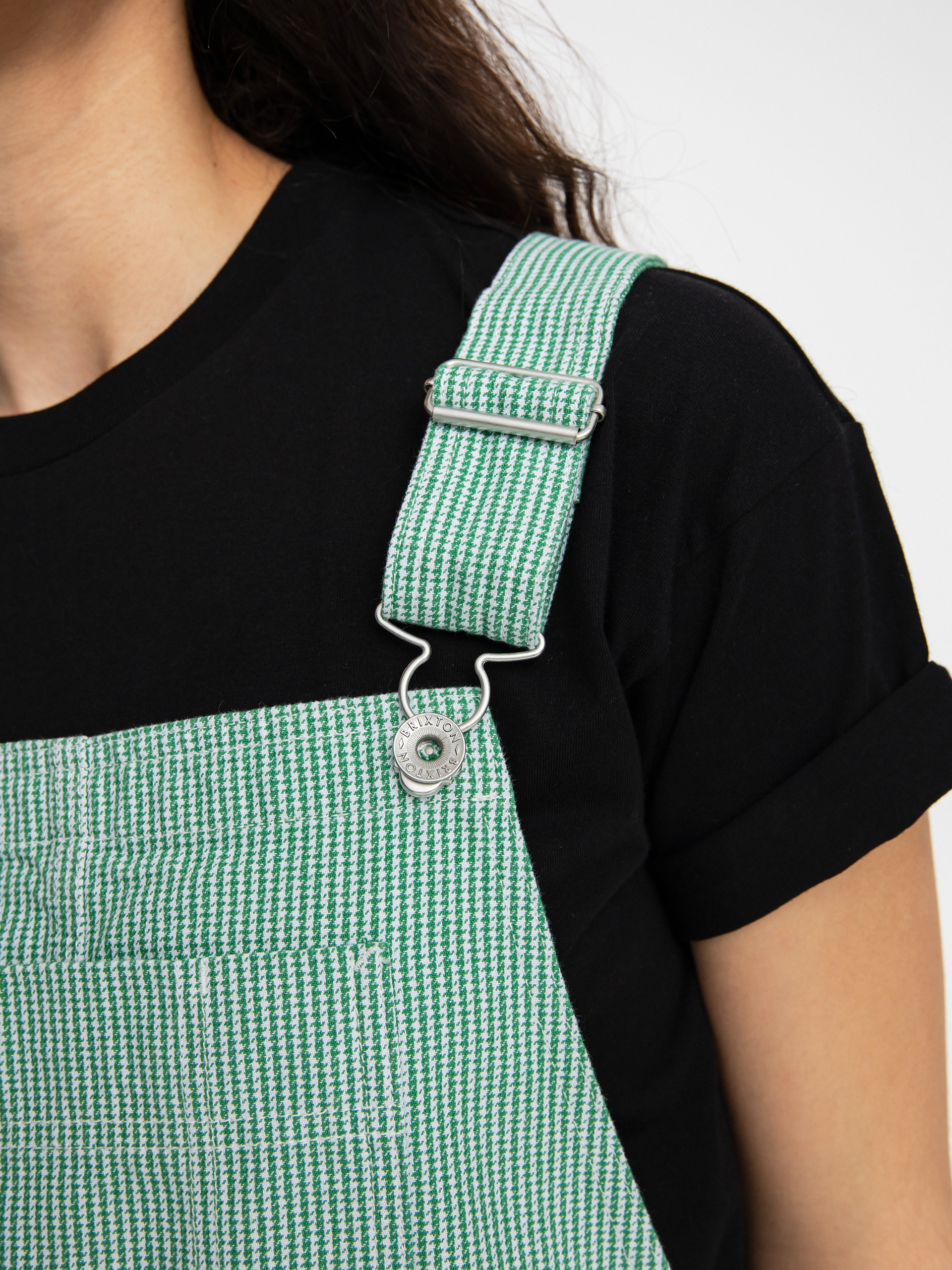 Brixton Christina Short Overall Rövidnadrág Wmn (leprechaun)