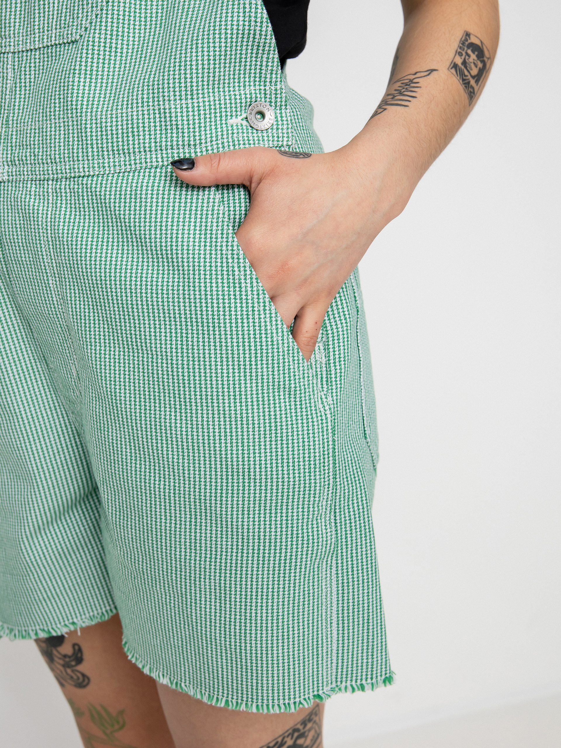 Brixton Christina Short Overall Rövidnadrág Wmn (leprechaun)