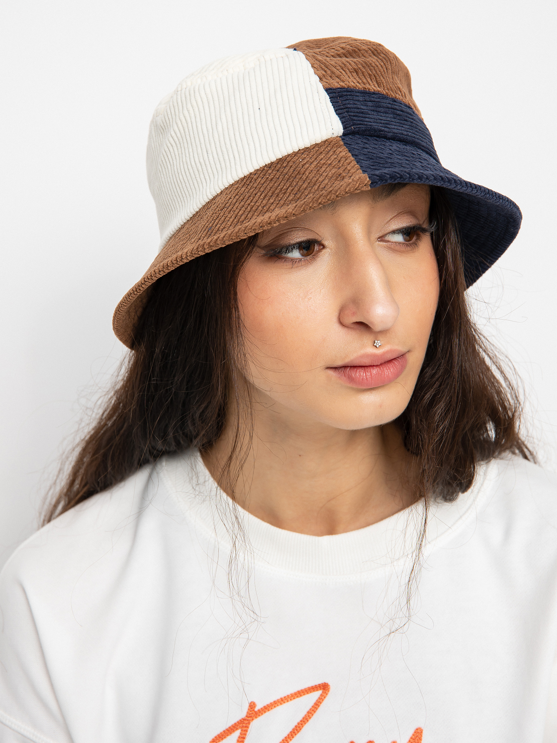 Brixton Gramercy Packable Bucket Hat Kalap (navy/hide)