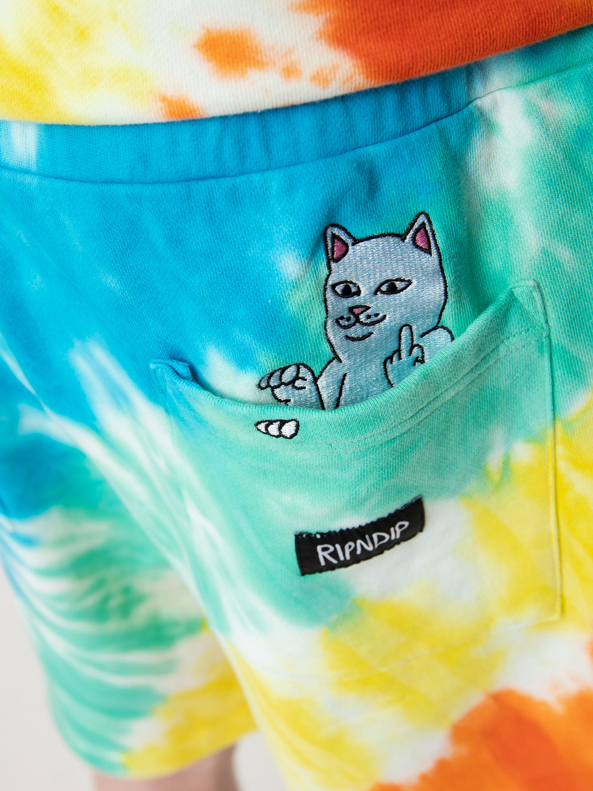 RipNDip Prisma Rövidnadrág (teal rainbow dye)