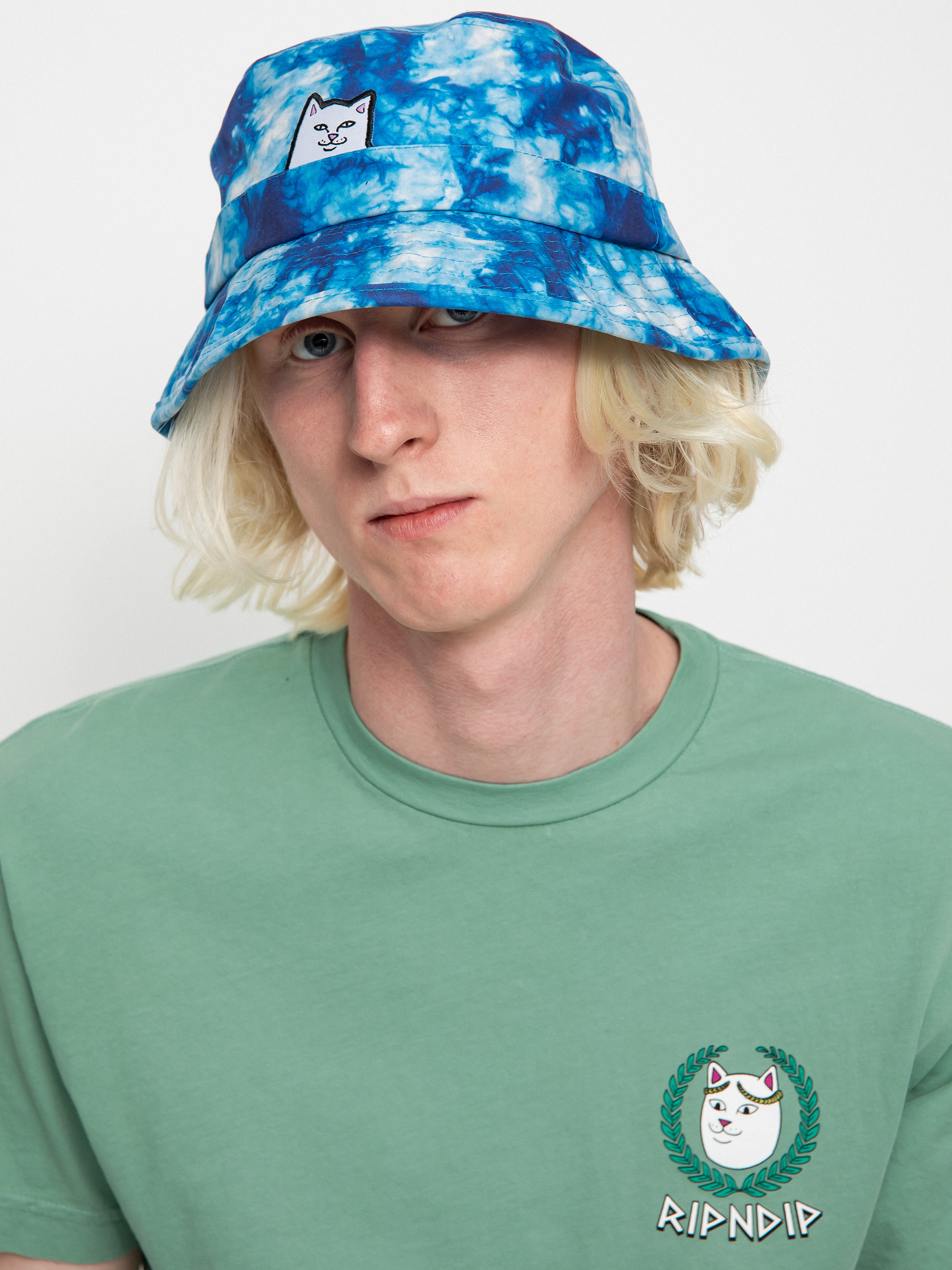 RipNDip Lord Nermal Tie Dye Kalap (blue acid wash)