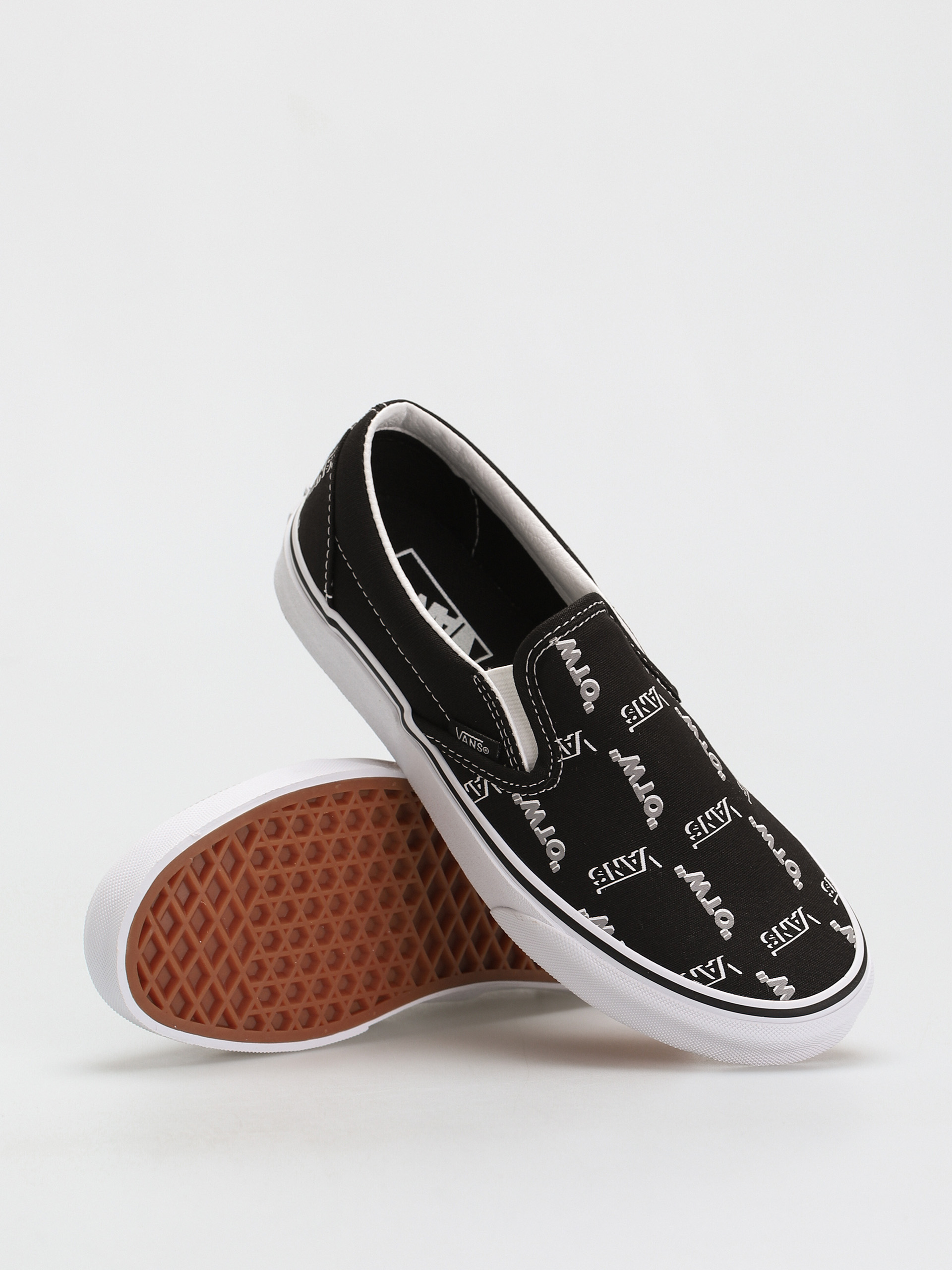 Vans Classic Slip On Cipők (shadow vans/black/true white)