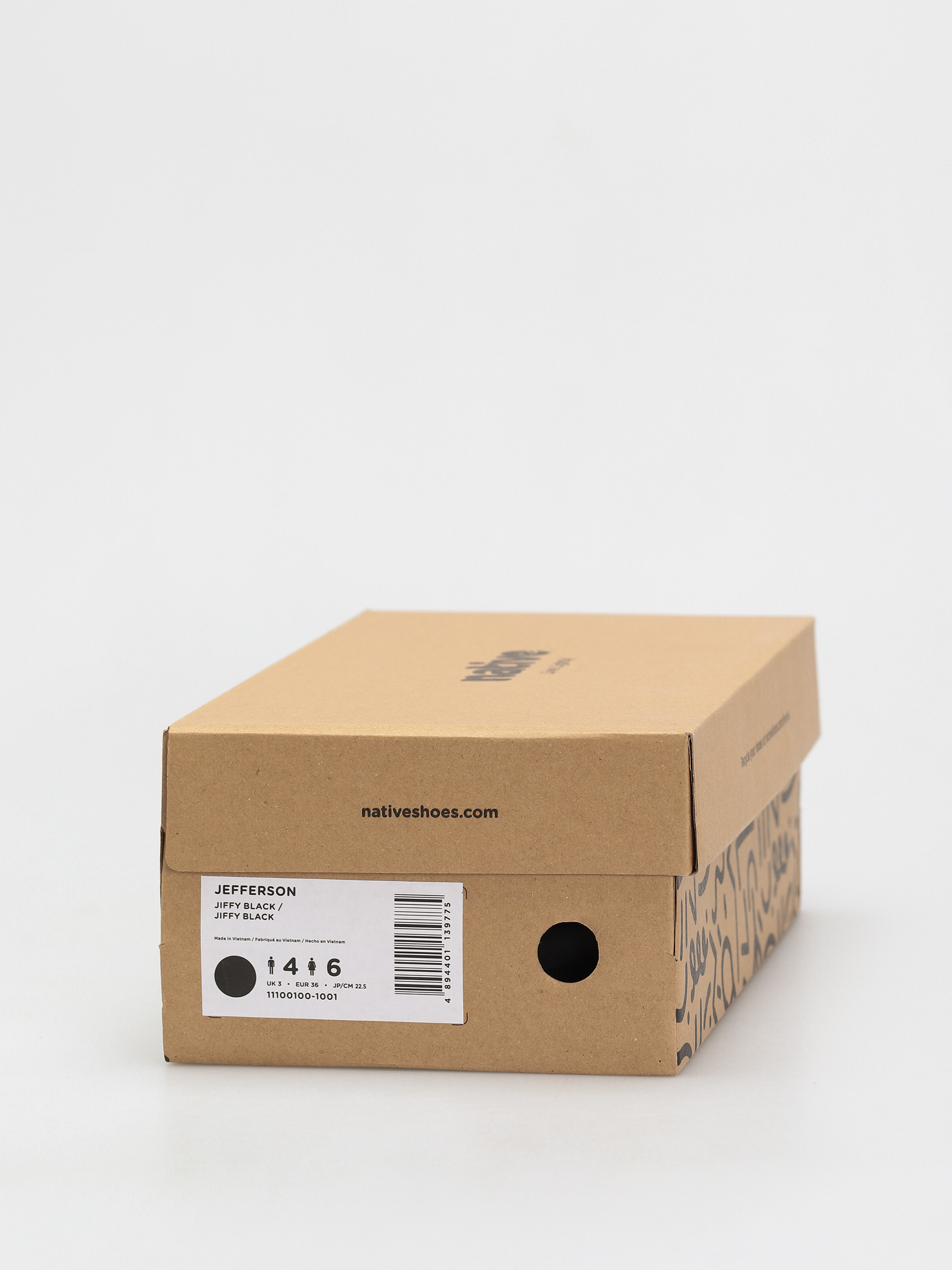 Native Jefferson Cipők (jiffy black/jiffy black)