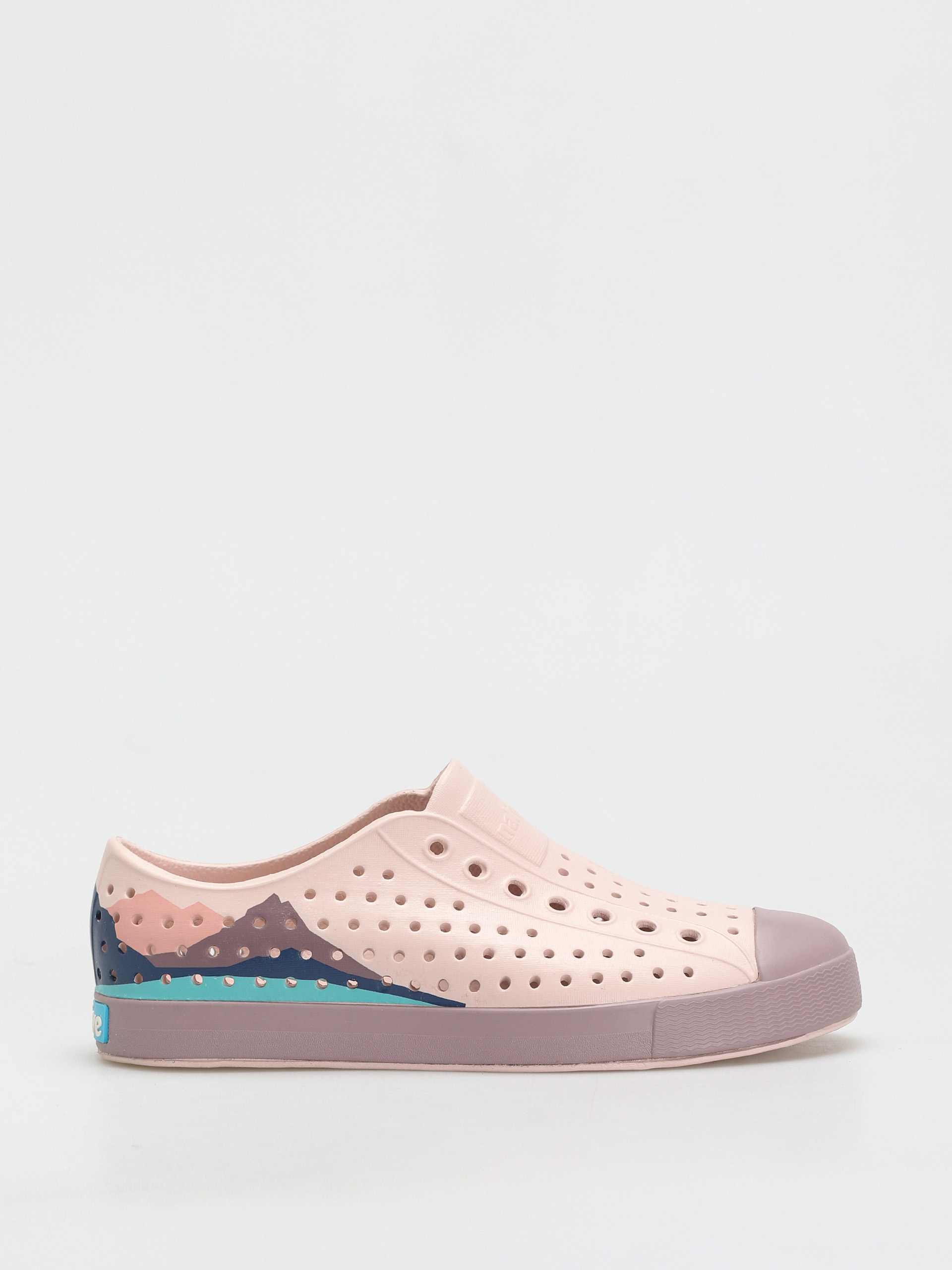 Native Jefferson Block Cipők (dust pink/wildflower purple/frontier mountain block)