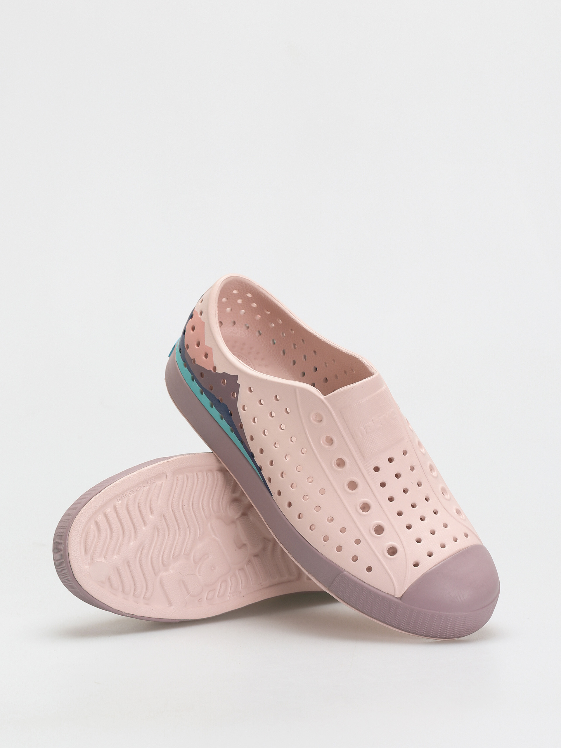 Native Jefferson Block Cipők (dust pink/wildflower purple/frontier mountain block)