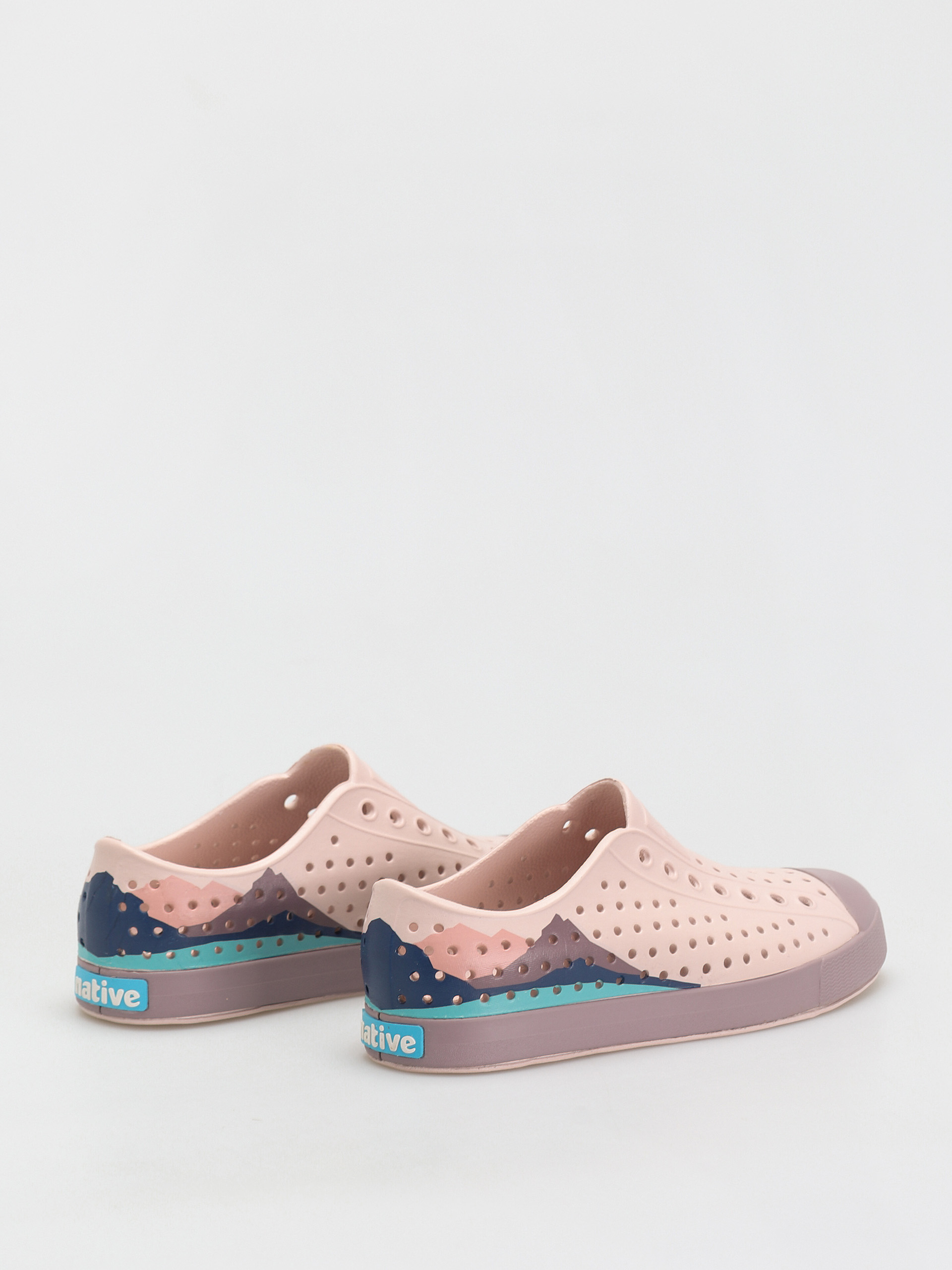 Native Jefferson Block Cipők (dust pink/wildflower purple/frontier mountain block)