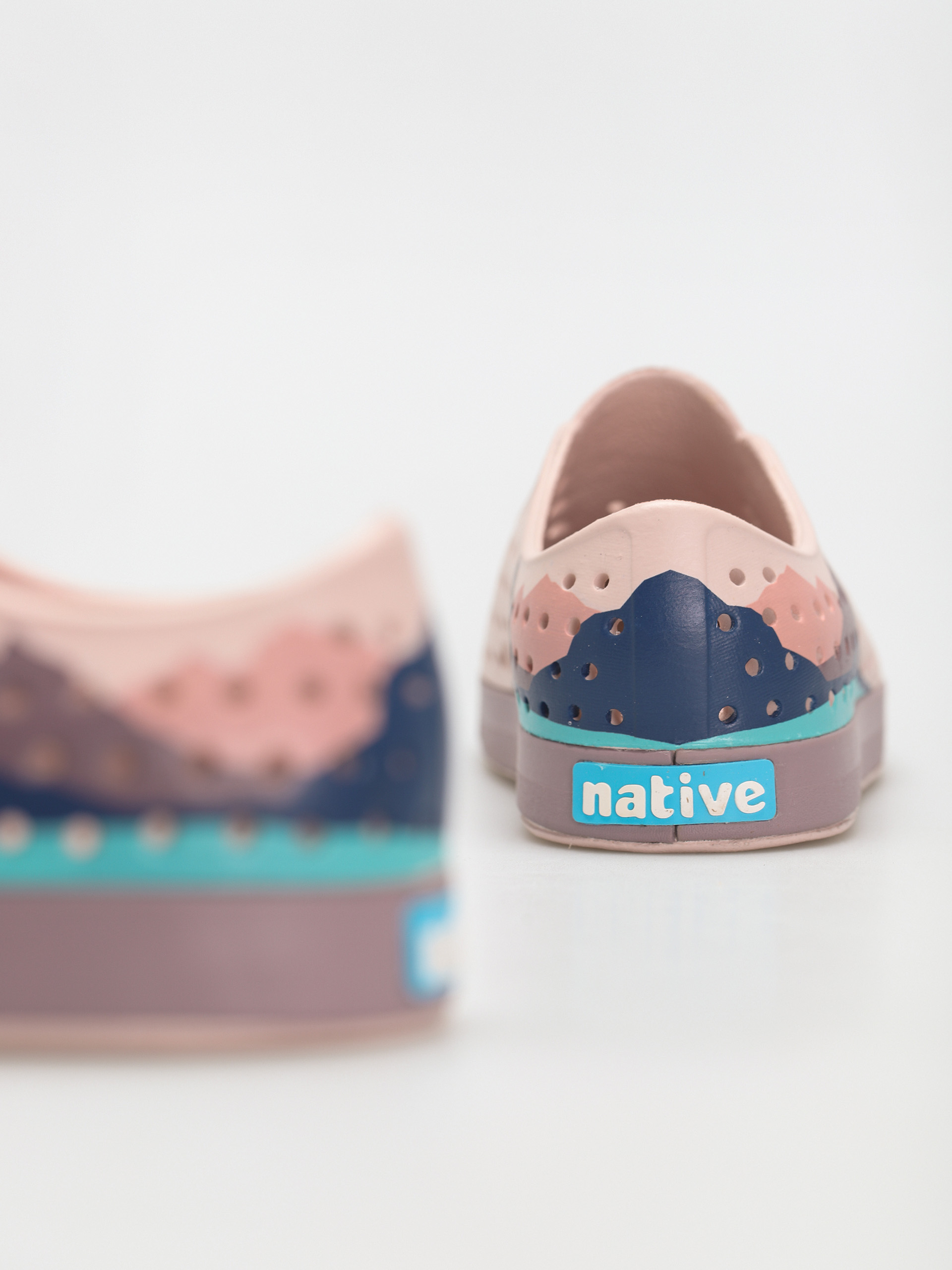 Native Jefferson Block Cipők (dust pink/wildflower purple/frontier mountain block)