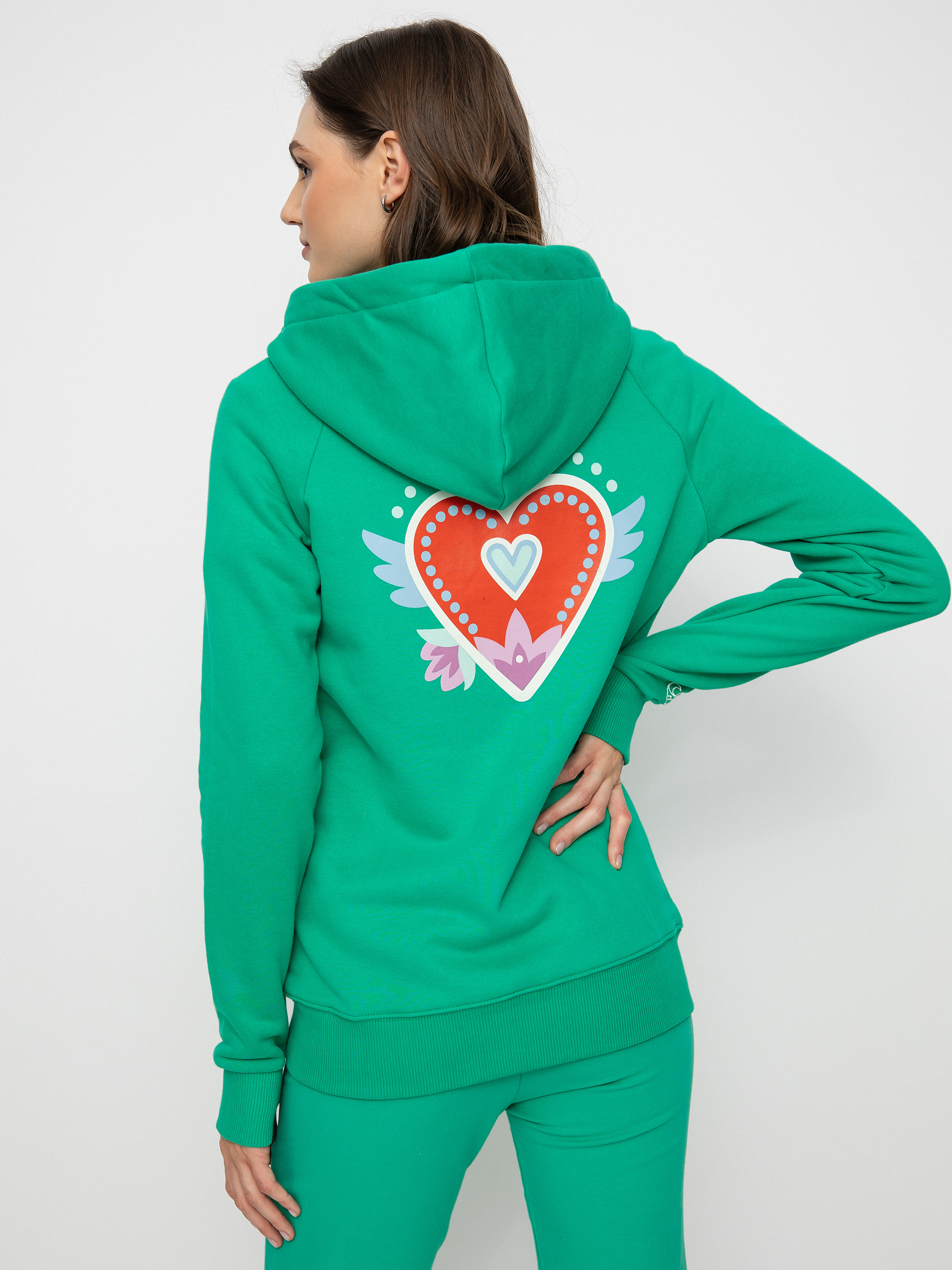 Femi Stories Harun ZHD Kapucnis pulóver Wmn (grn)