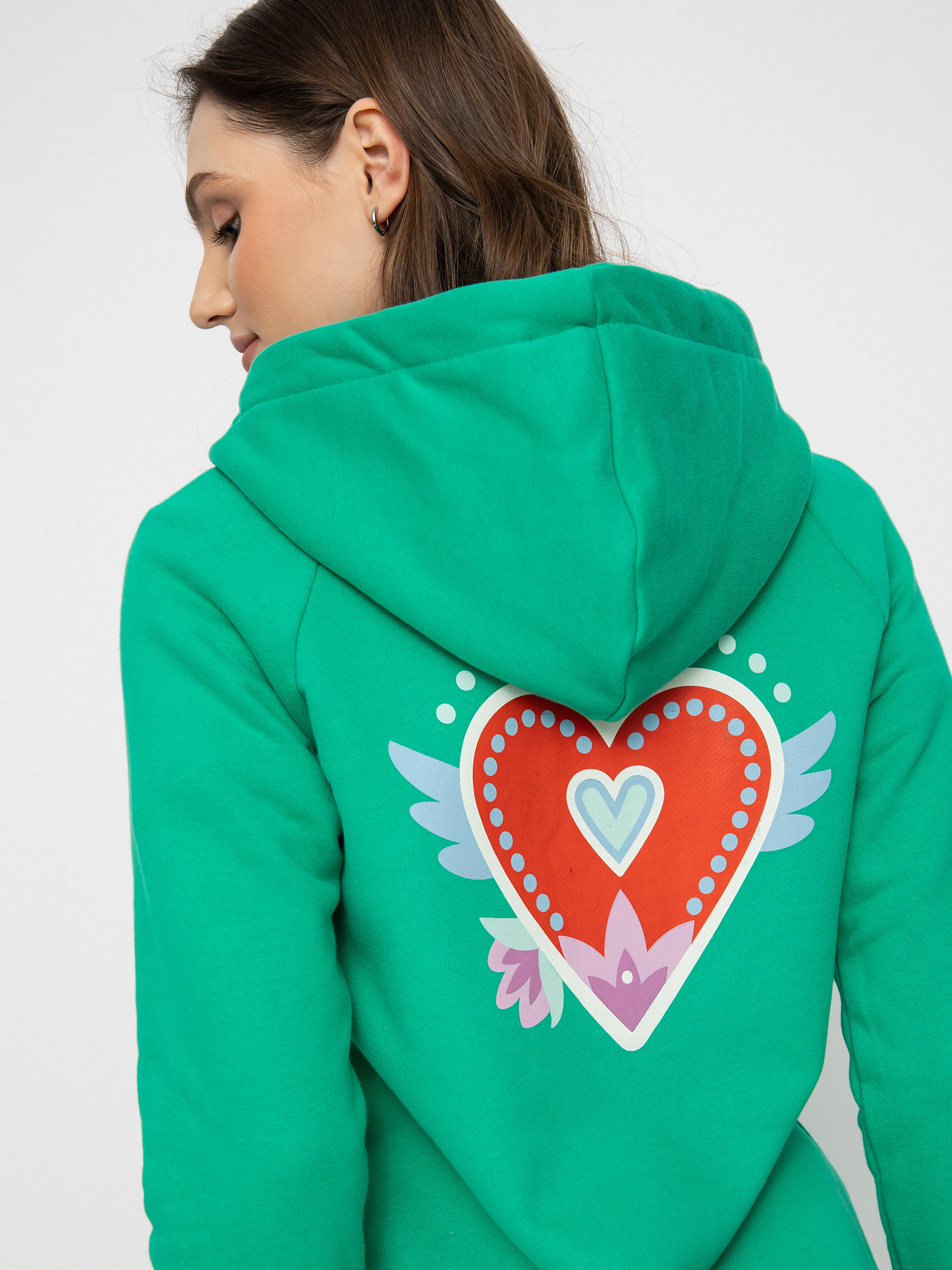 Femi Stories Harun ZHD Kapucnis pulóver Wmn (grn)