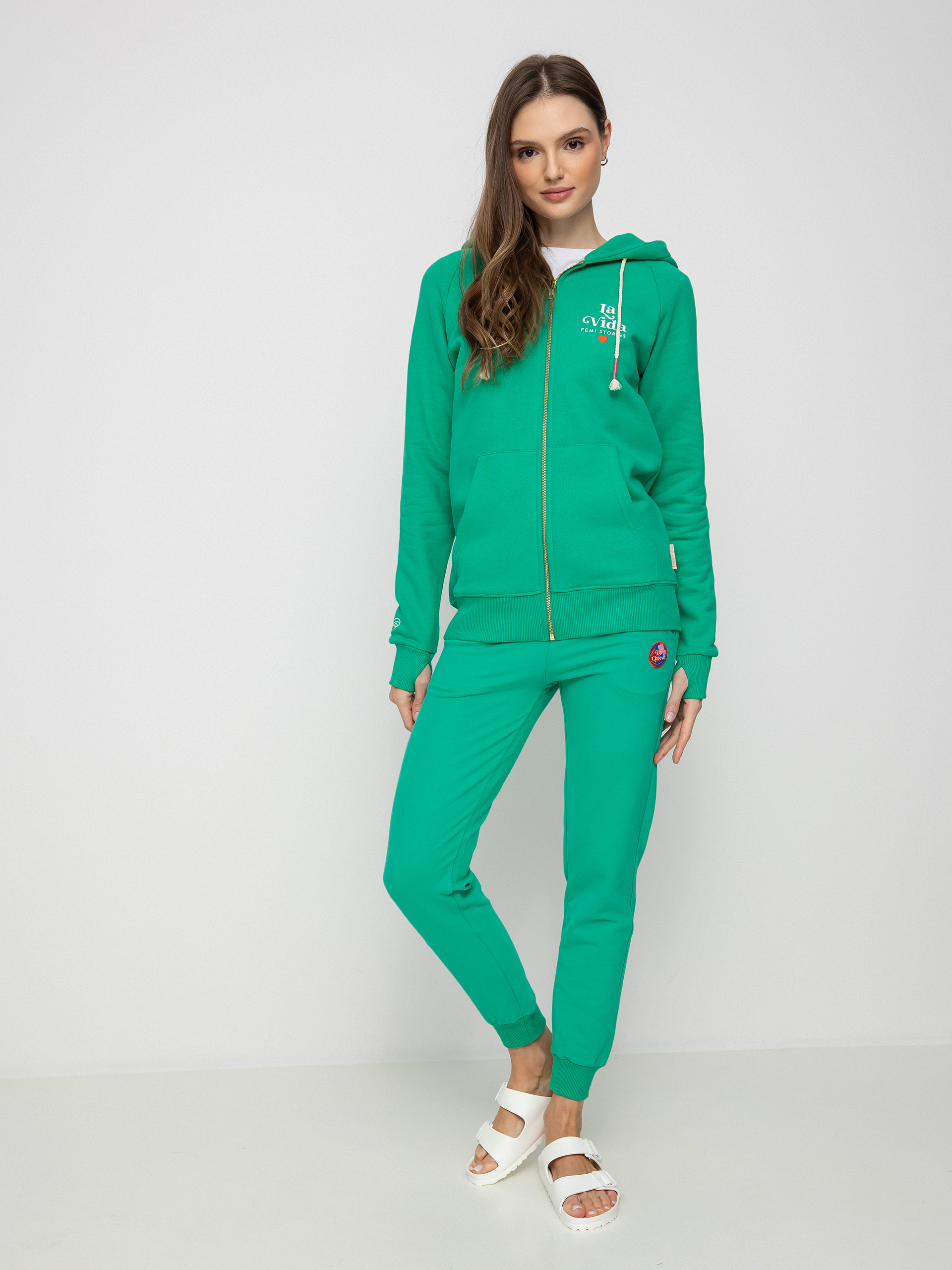 Femi Stories Harun ZHD Kapucnis pulóver Wmn (grn)