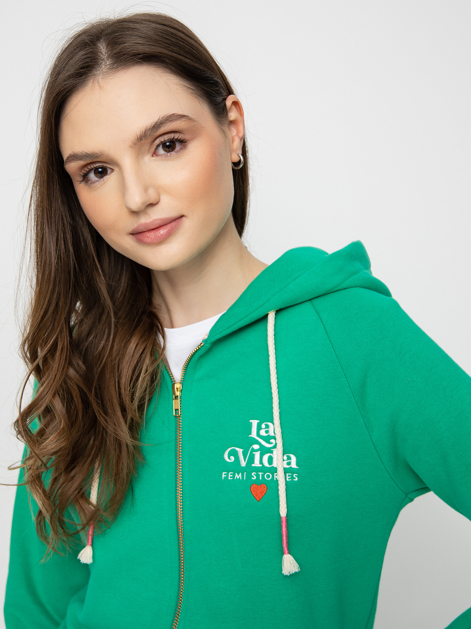 Femi Stories Harun ZHD Kapucnis pulóver Wmn (grn)