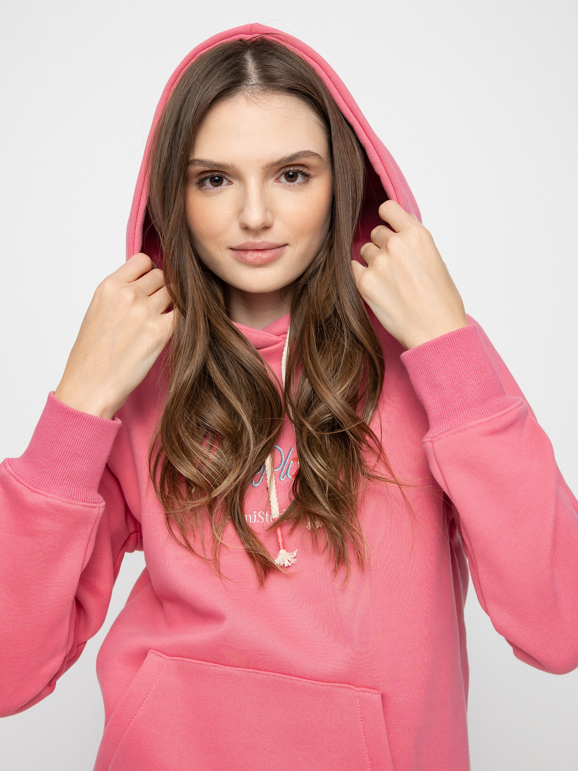 Femi Stories Shelly HD Kapucnis pulóver Wmn (mpnk)