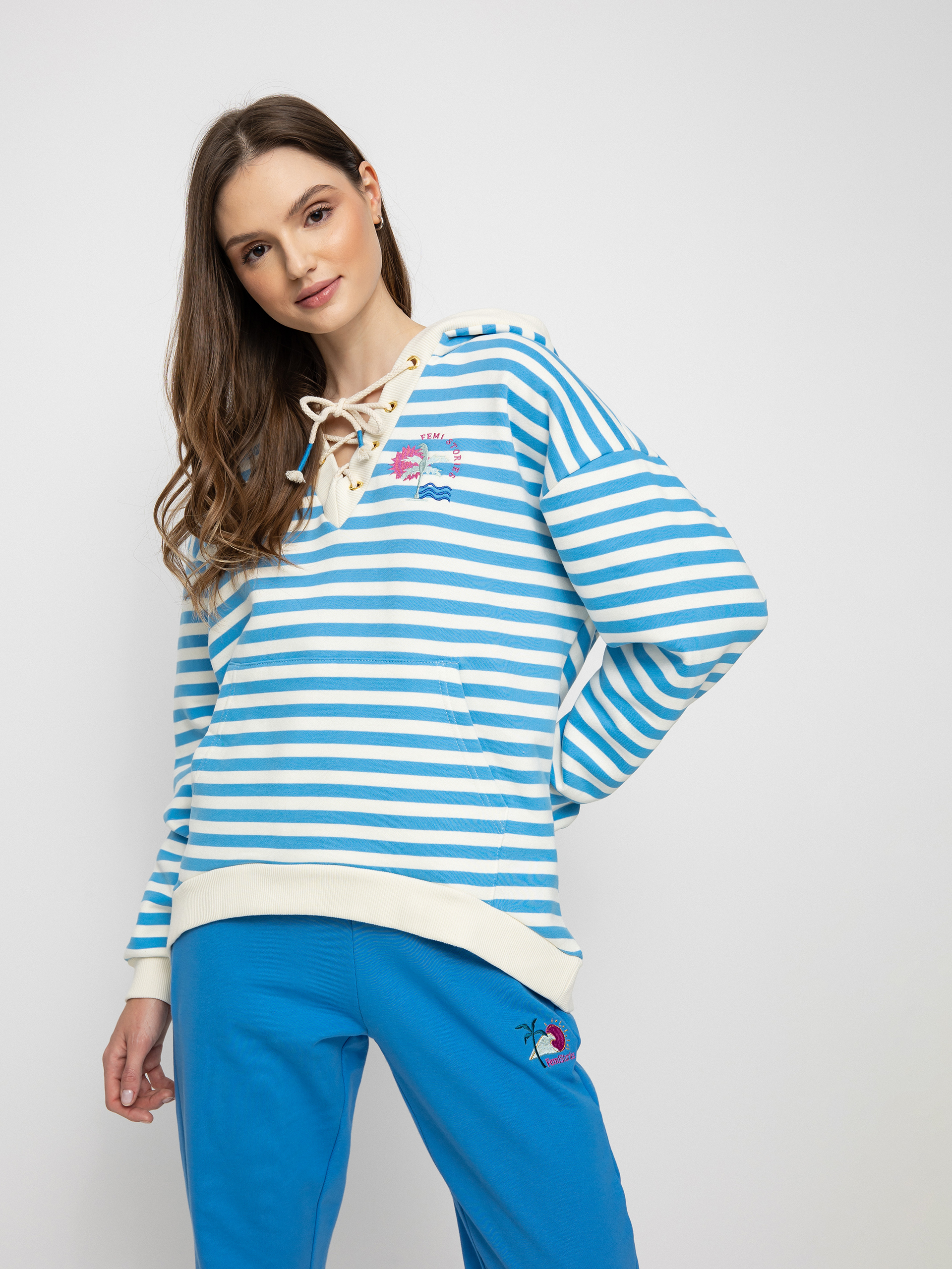 Femi Stories Lelia HD Kapucnis pulóver Wmn (bes)