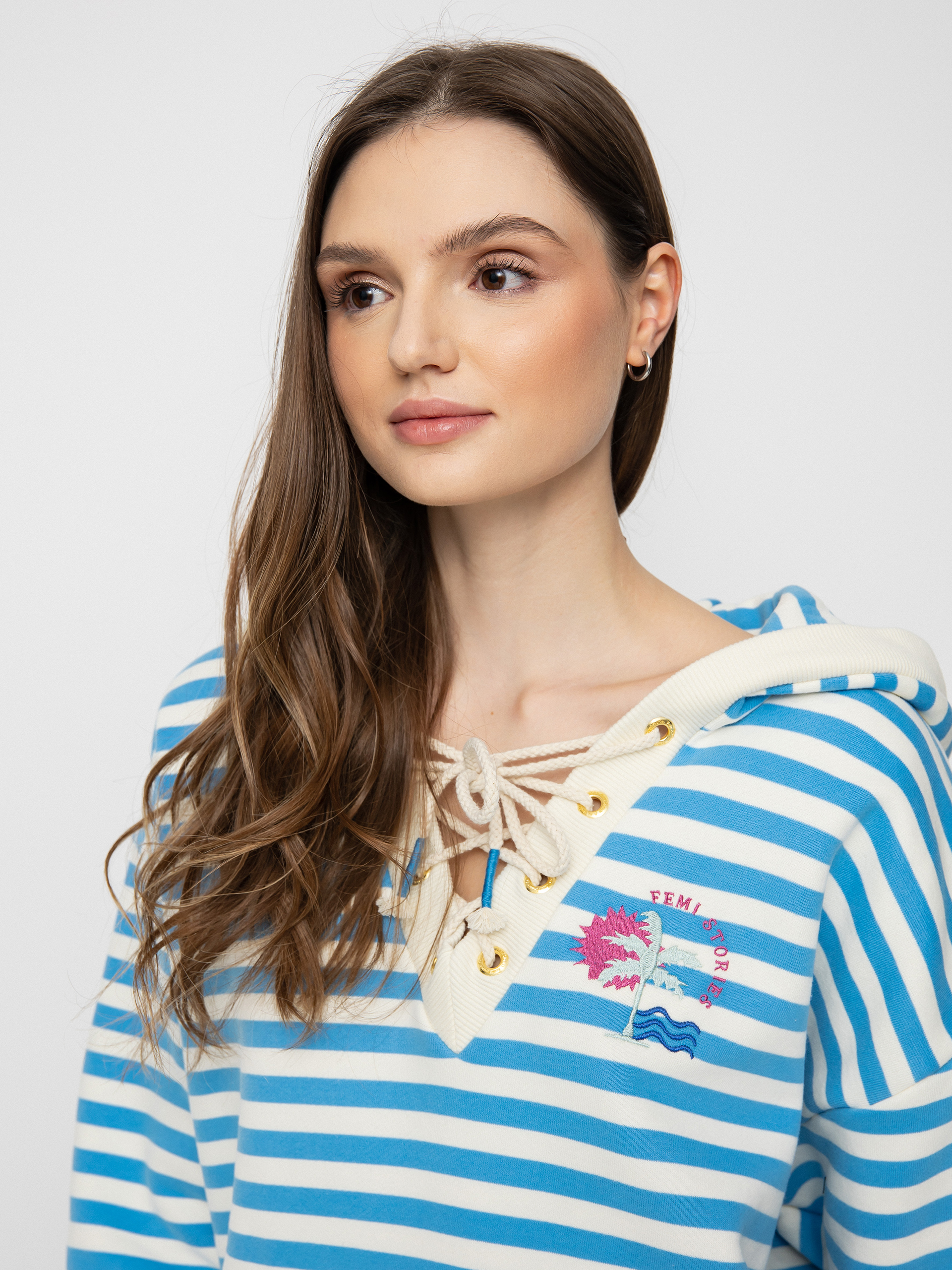 Femi Stories Lelia HD Kapucnis pulóver Wmn (bes)