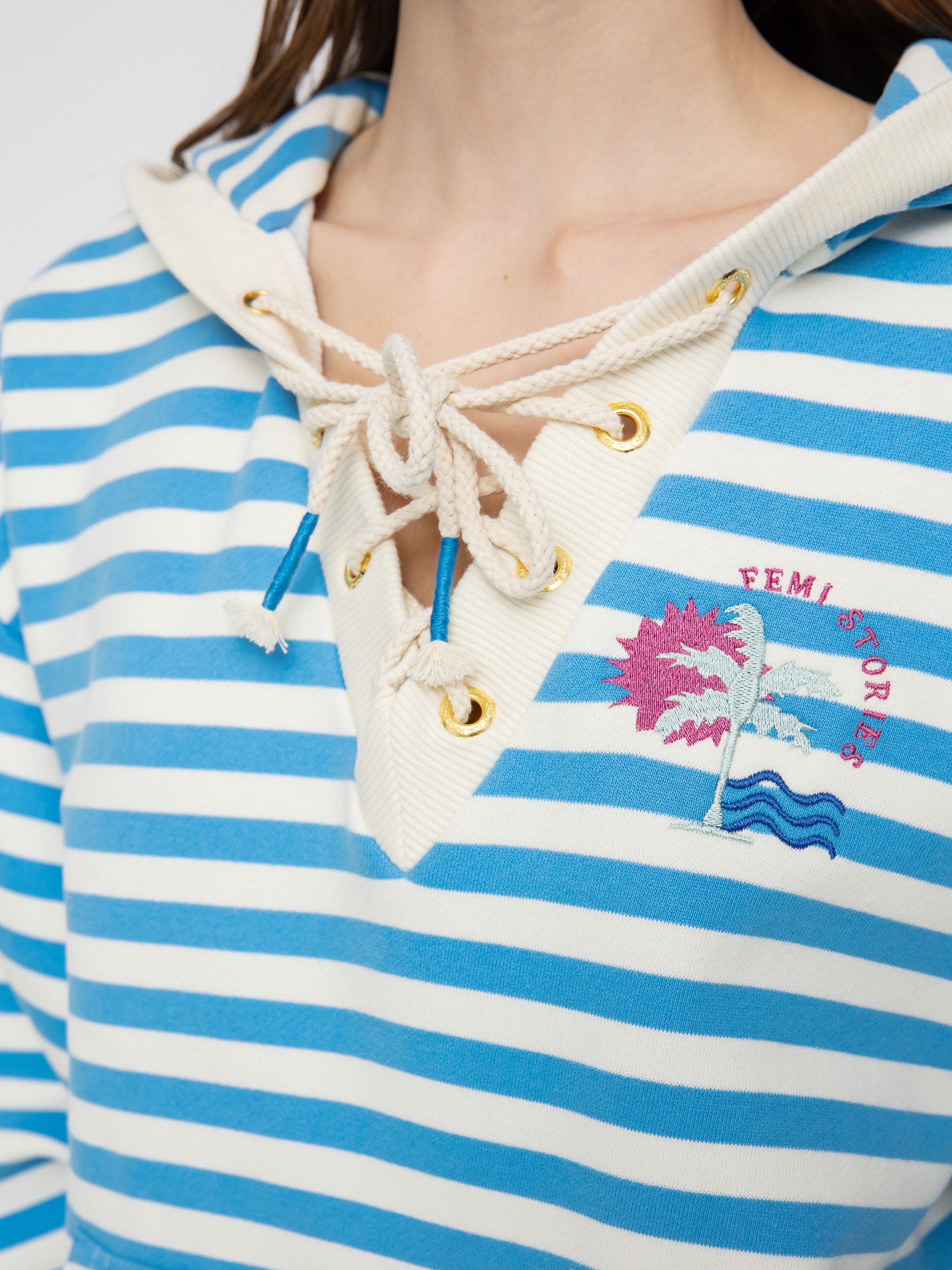 Femi Stories Lelia HD Kapucnis pulóver Wmn (bes)